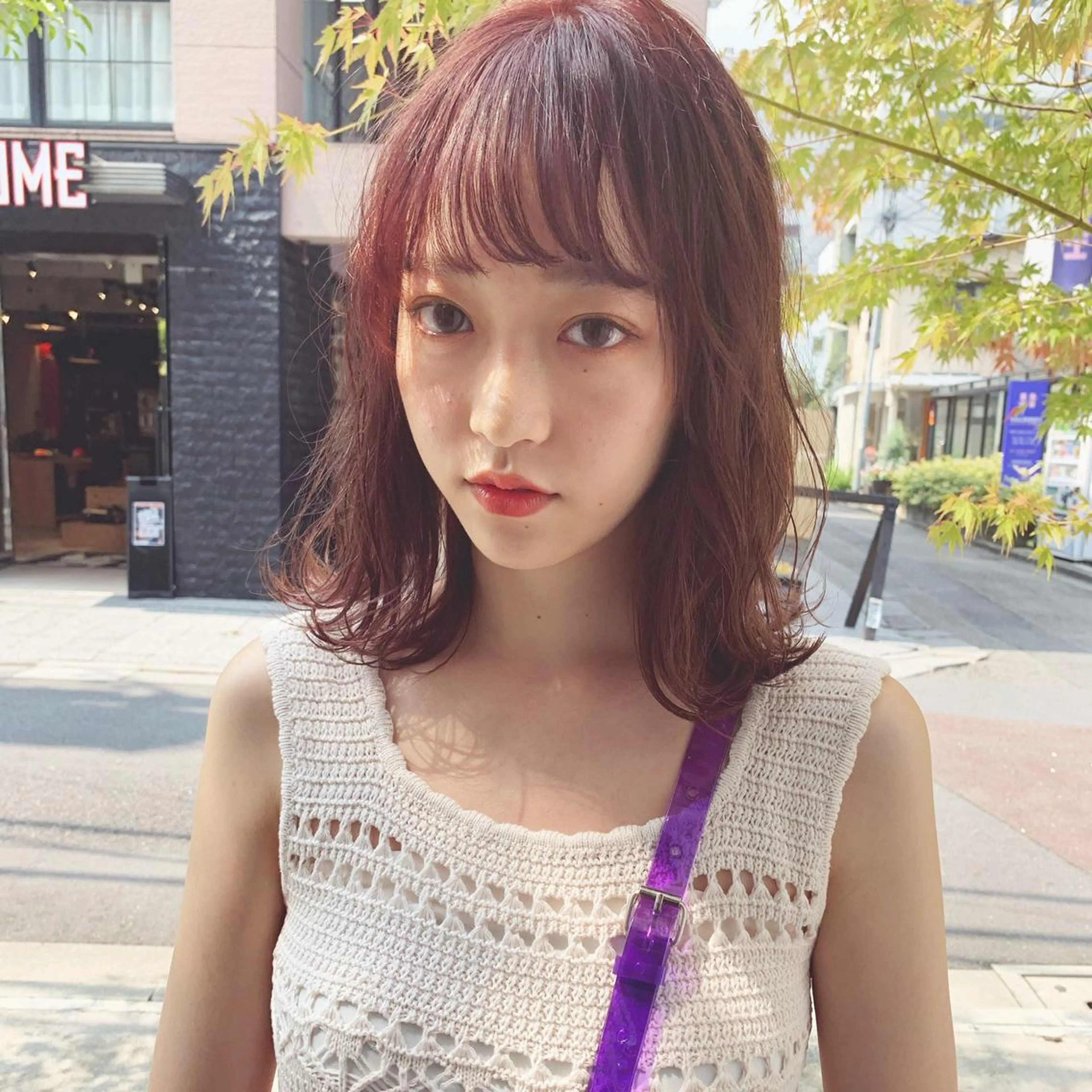 ミディアム カラー マツエク・マツパ ヘアカラー トリートメント ハイトーン&暗髪🔥 表参道二刀流マエダのヘアスタイル