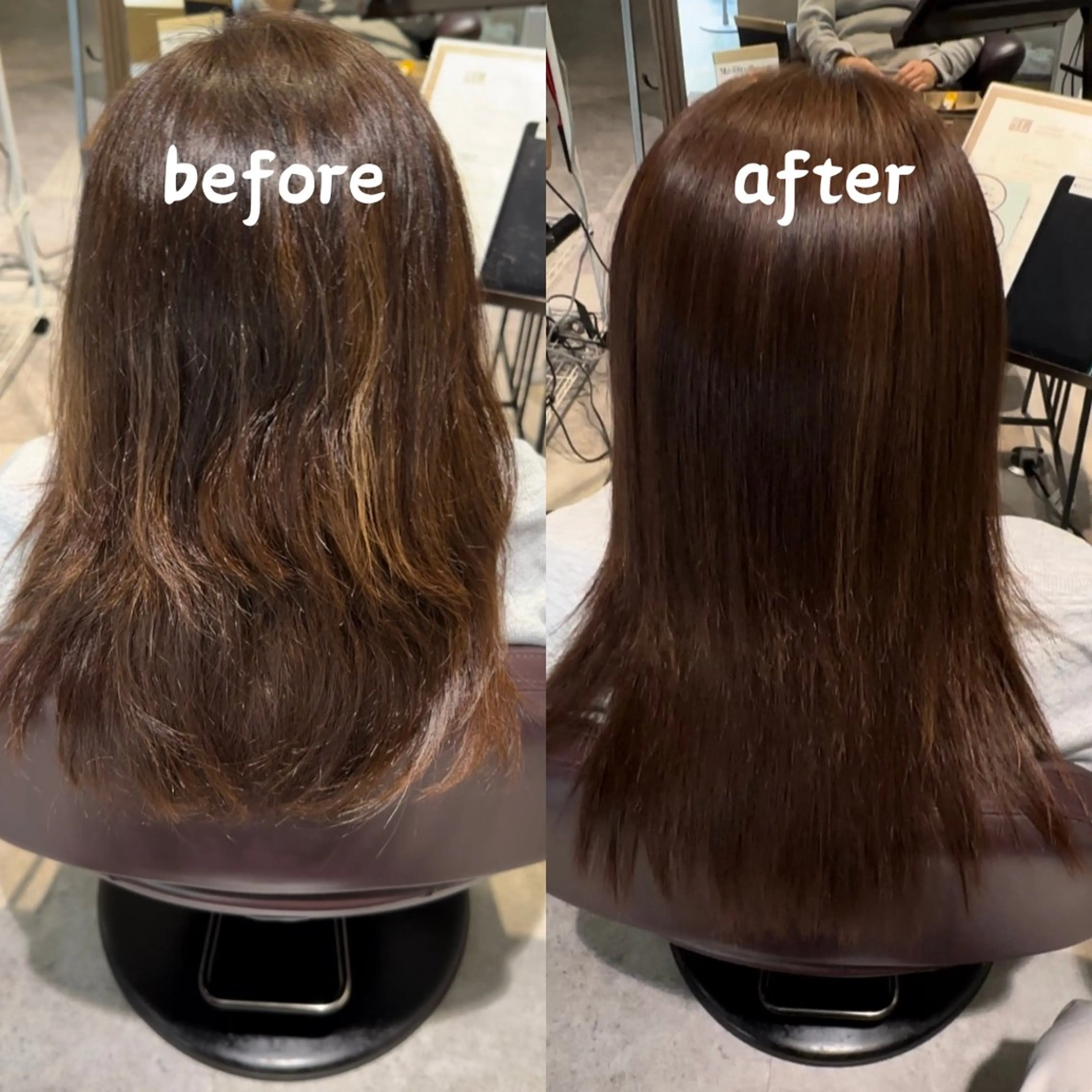 ロング 縮毛矯正専門店アンレーベル所属・縮毛矯正専門店 unlabel近藤のヘアスタイル