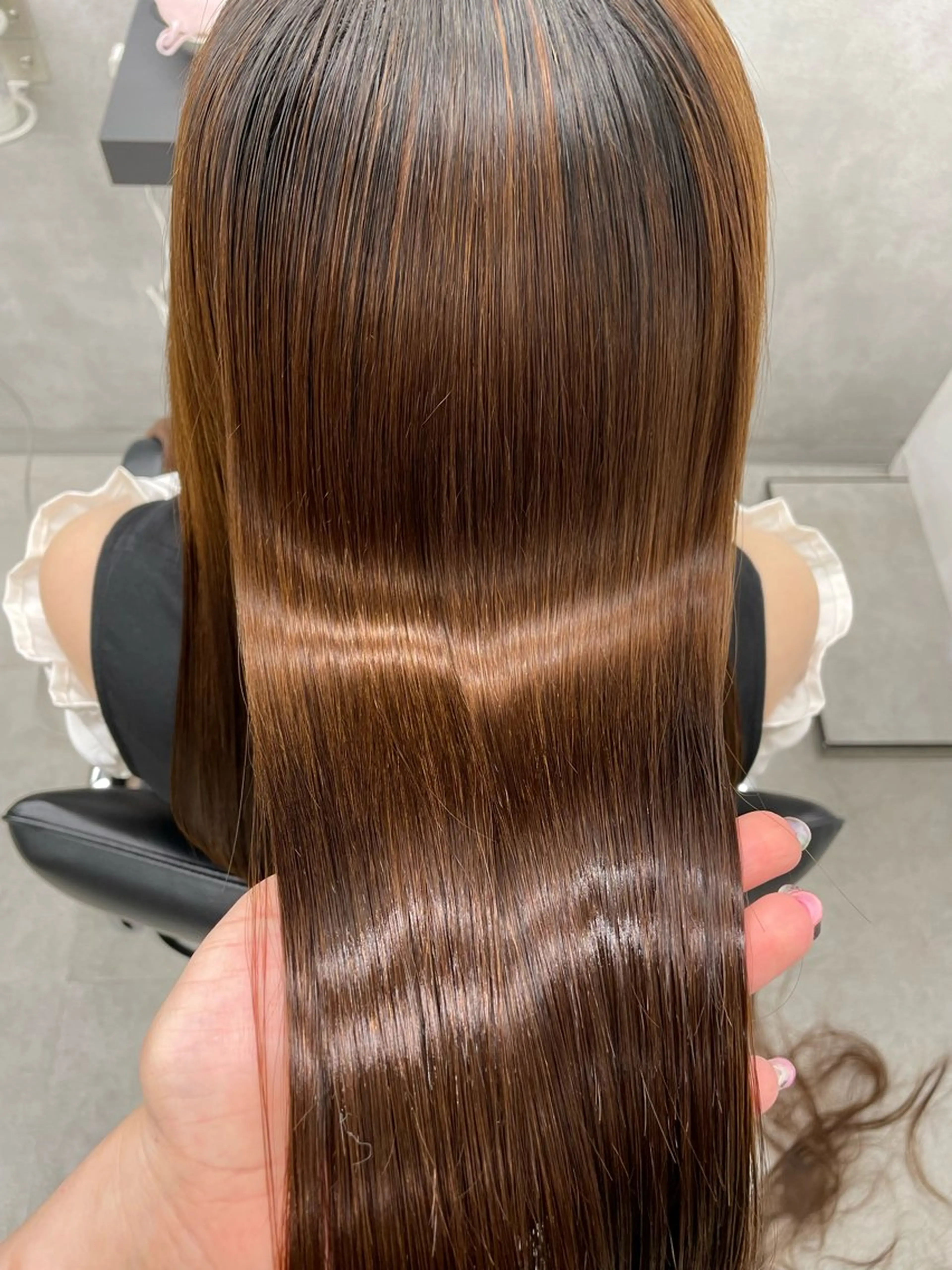 ロング 髪質改善 縮毛矯正 巻ける縮毛矯正🌸 勝倉　麗のヘアスタイル