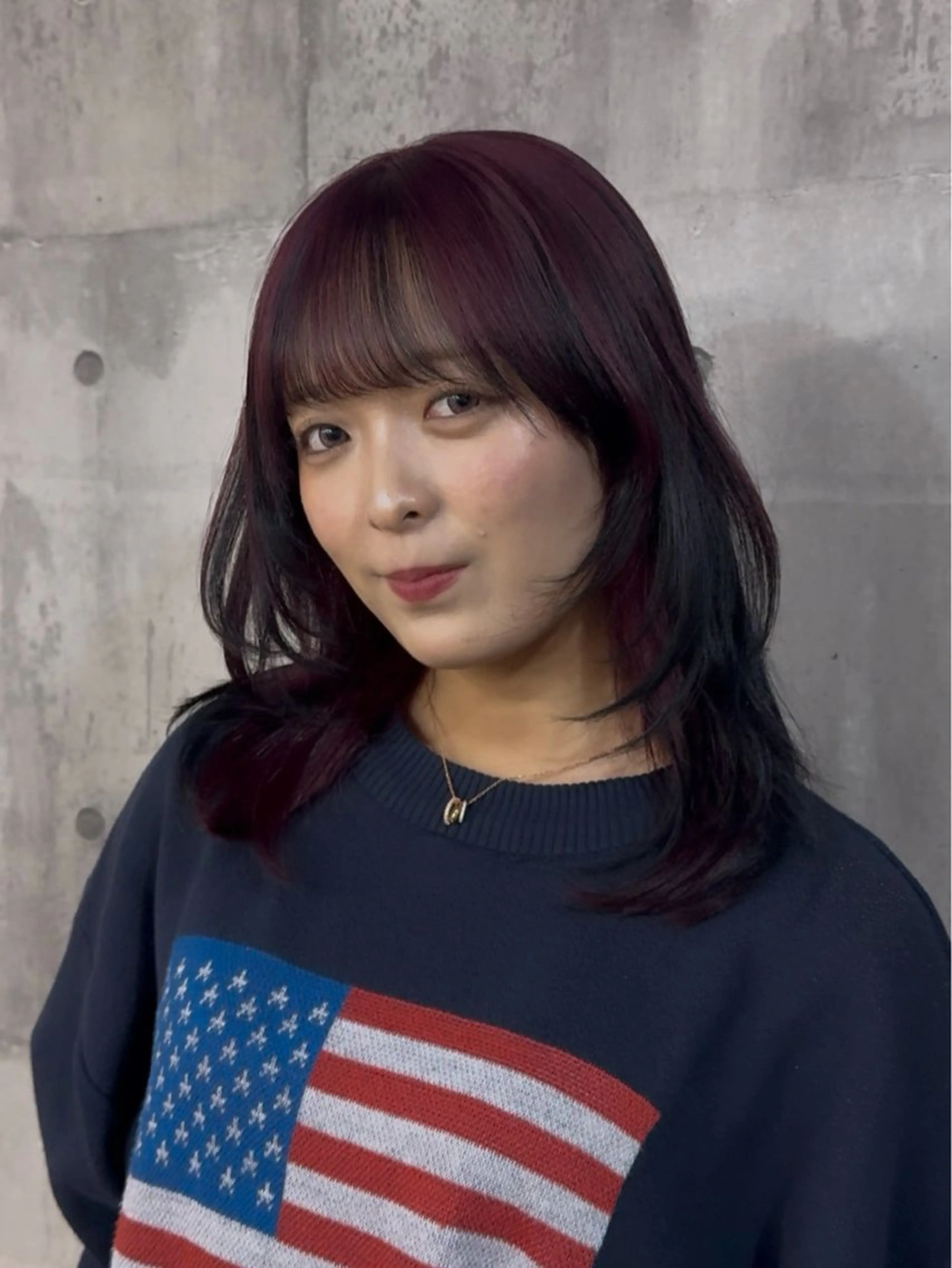 ミディアム カラー 心斎橋ハイトーン特化 midori🍀のヘアスタイル