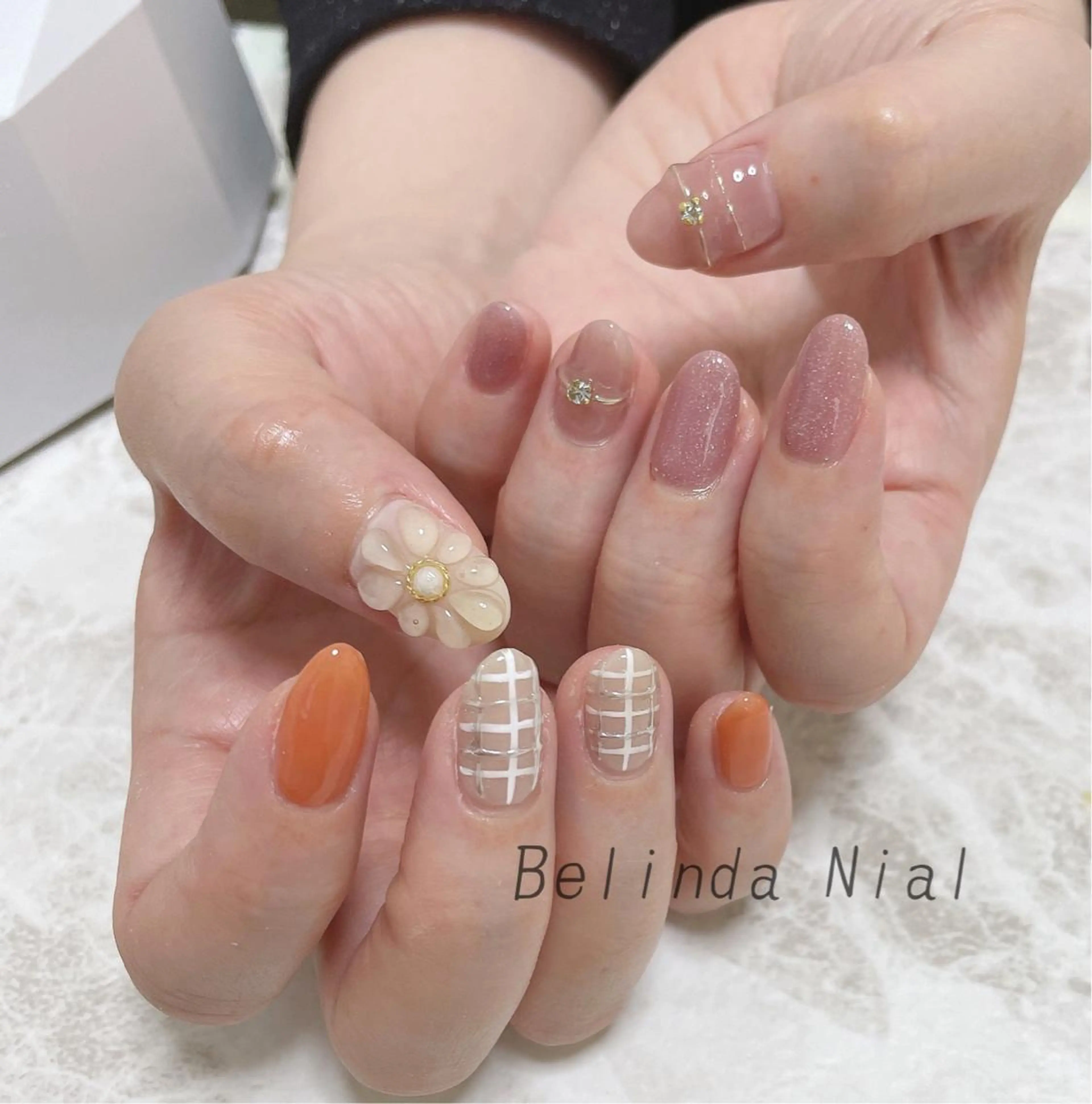 ネイル ハンドネイル フットネイル 竹本 愛のネイルデザイン