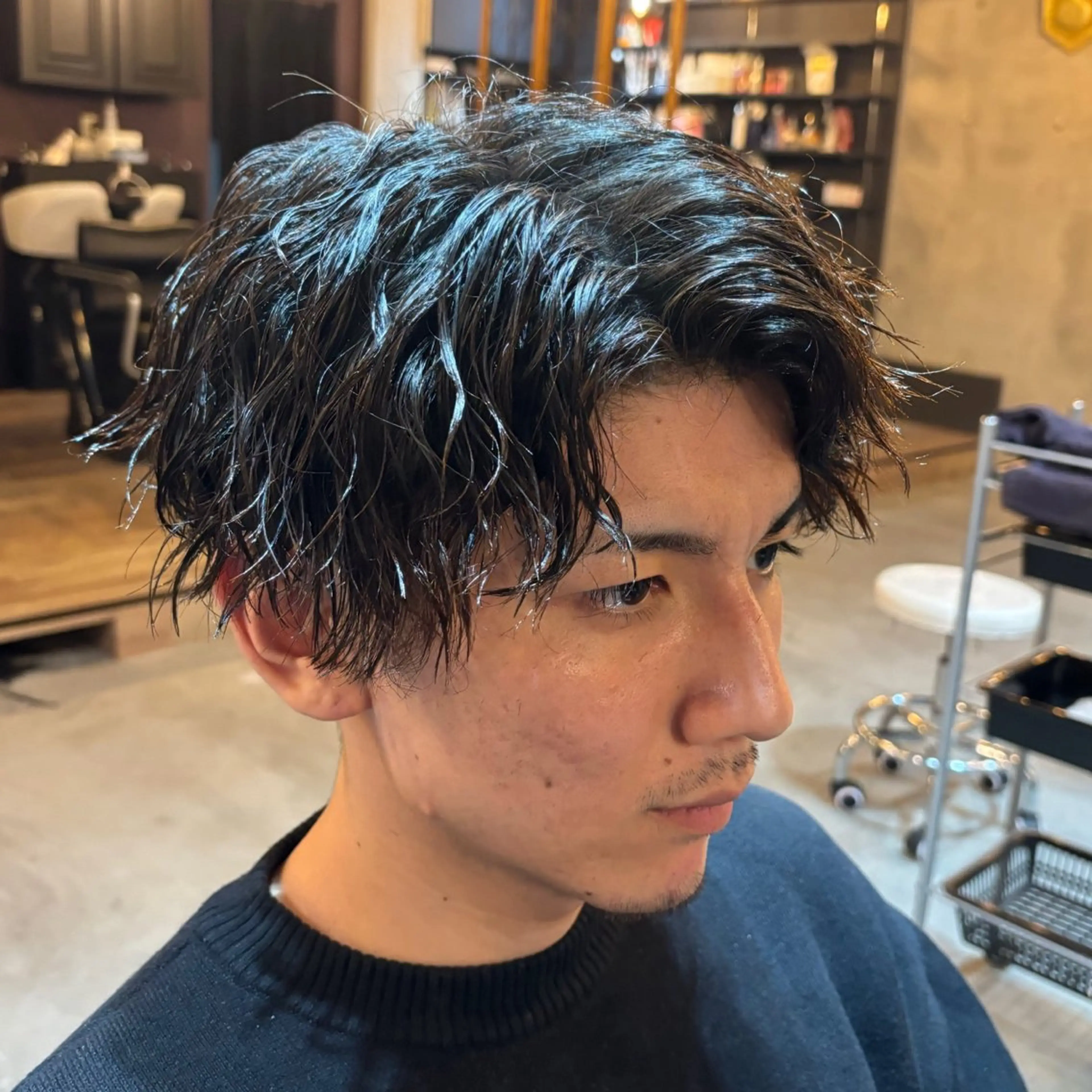 ミディアム 👑曲がる縮毛矯正 /パーマ👑ショウのヘアスタイル