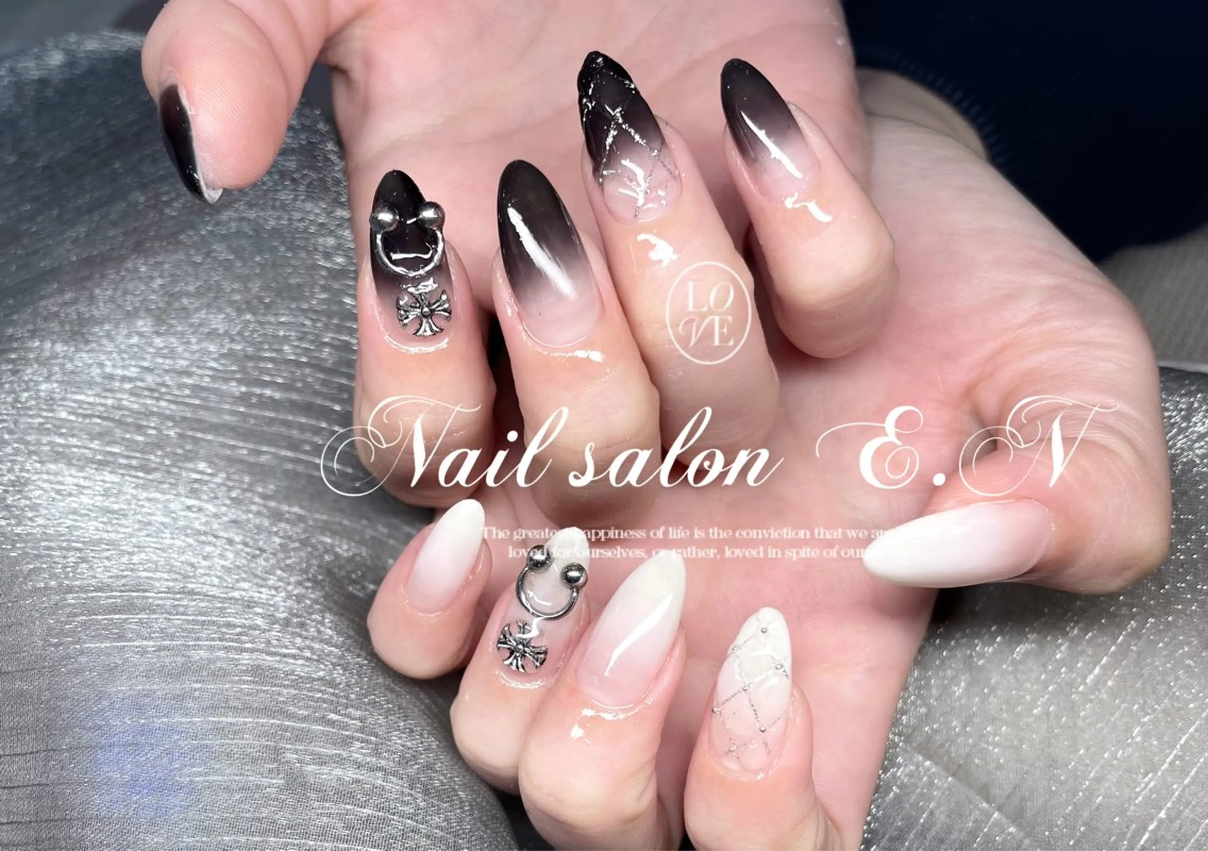 ネイル E.N🦋 長さ出し/持ち込みのネイルデザイン