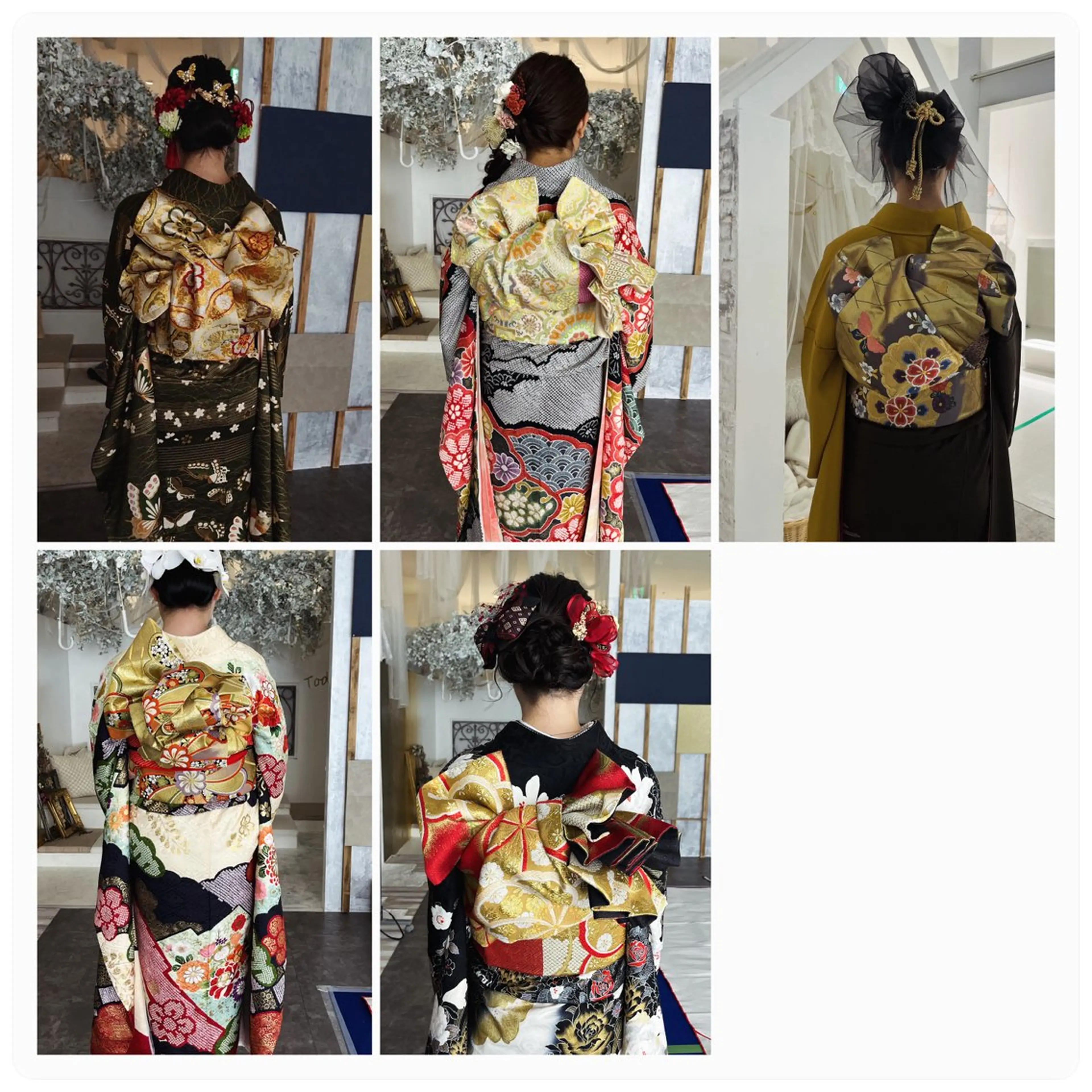 振袖着付けの写真