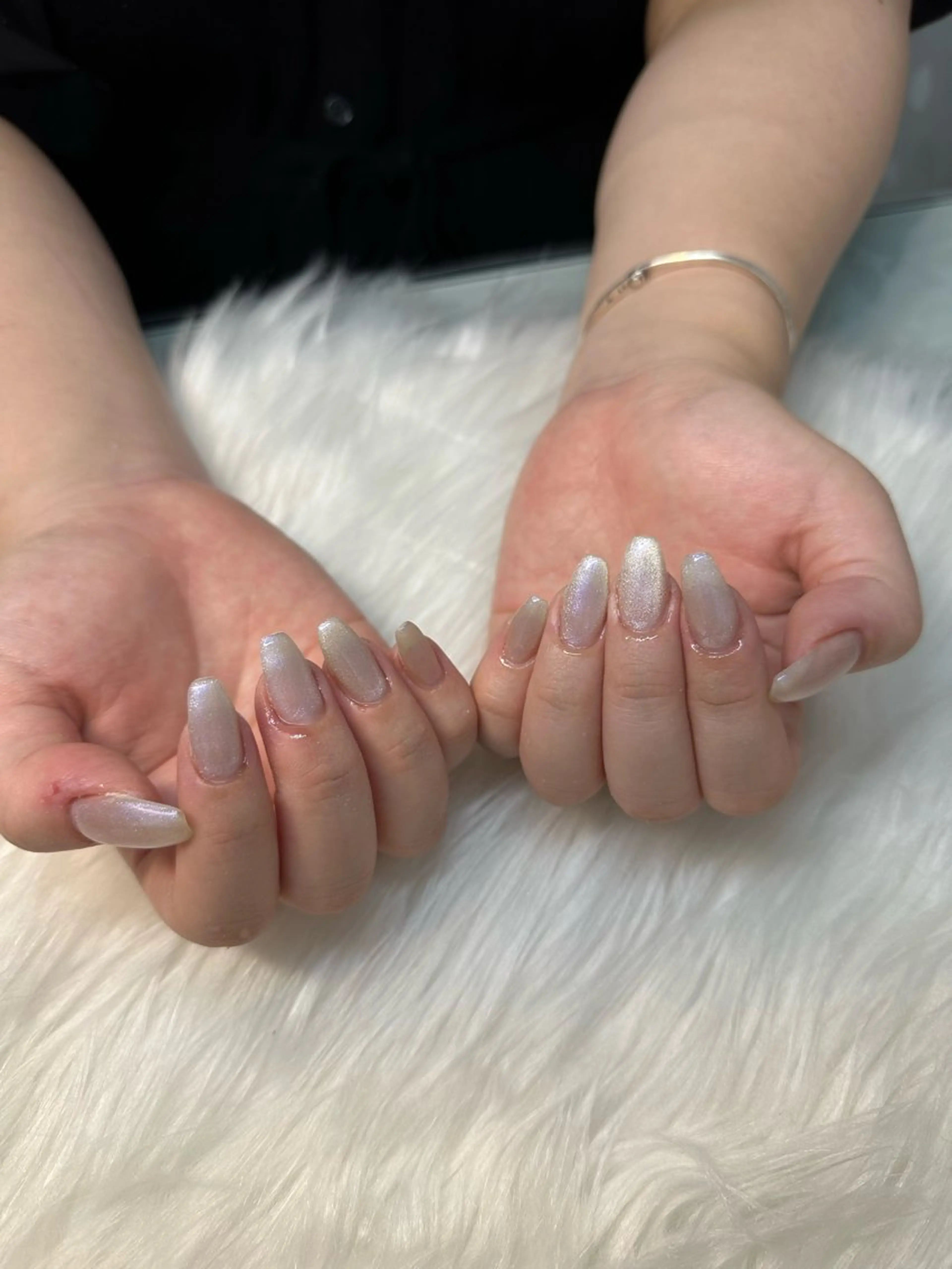《平日当日限定》ハンドネイル✨マグネットネイル【オフ/ウォーターケア込】の写真