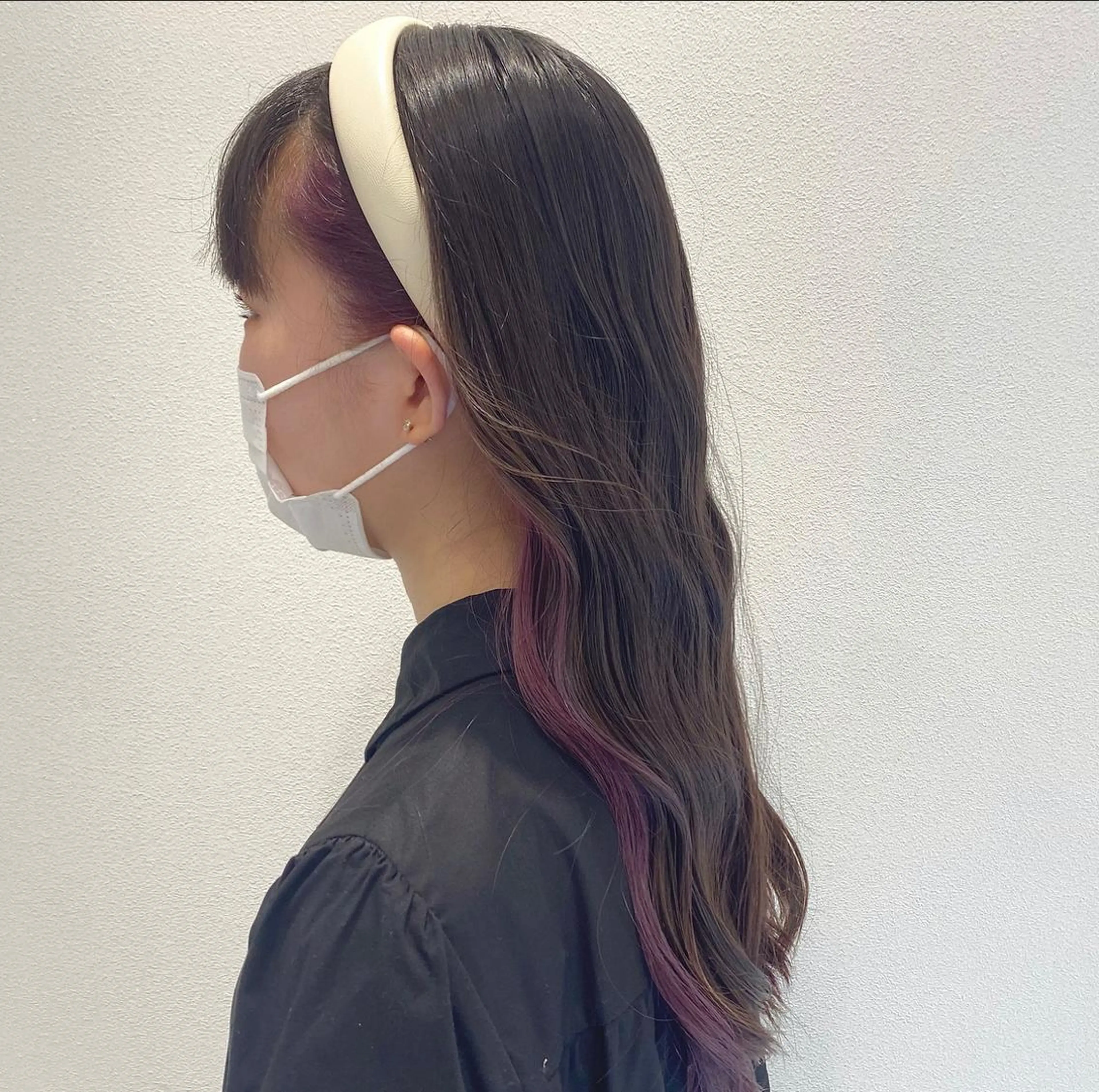 ロング 💘韓国カラー💘 クルミのヘアスタイル