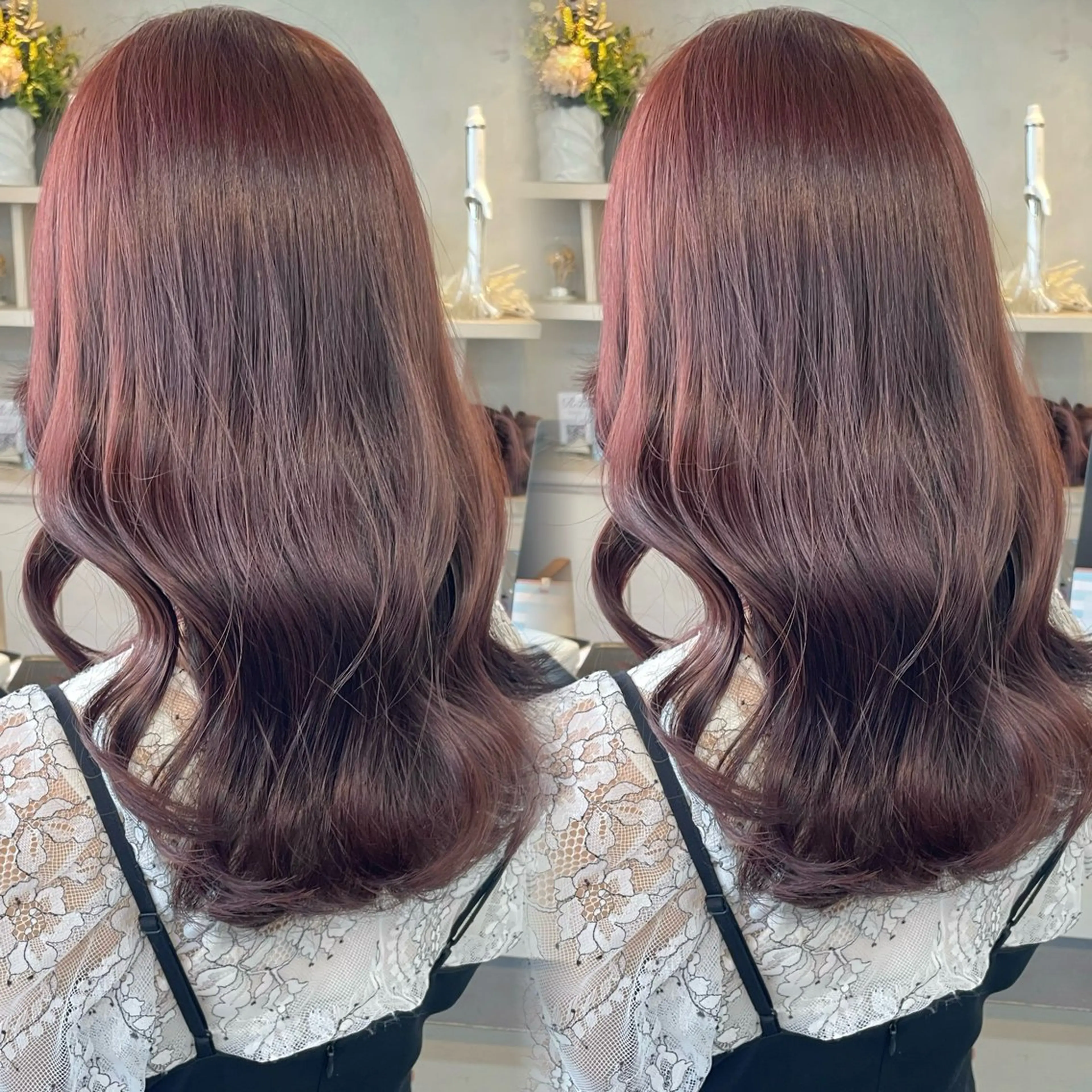 セミロング カラー ブリーチなしカラー kana🐱のヘアスタイル