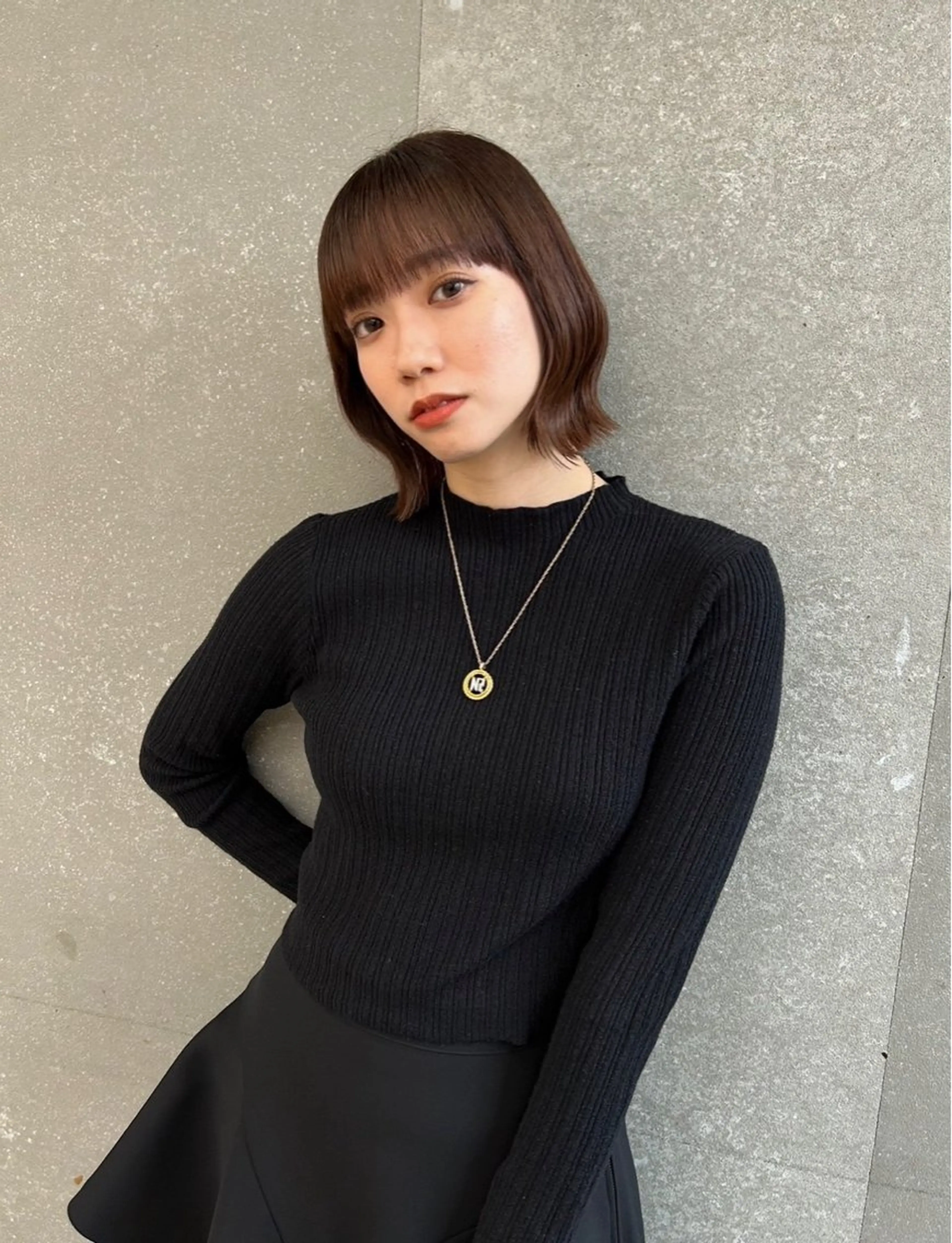 カラー 莉乃/縮毛矯正/髪質 改善/艶カラーのヘアスタイル