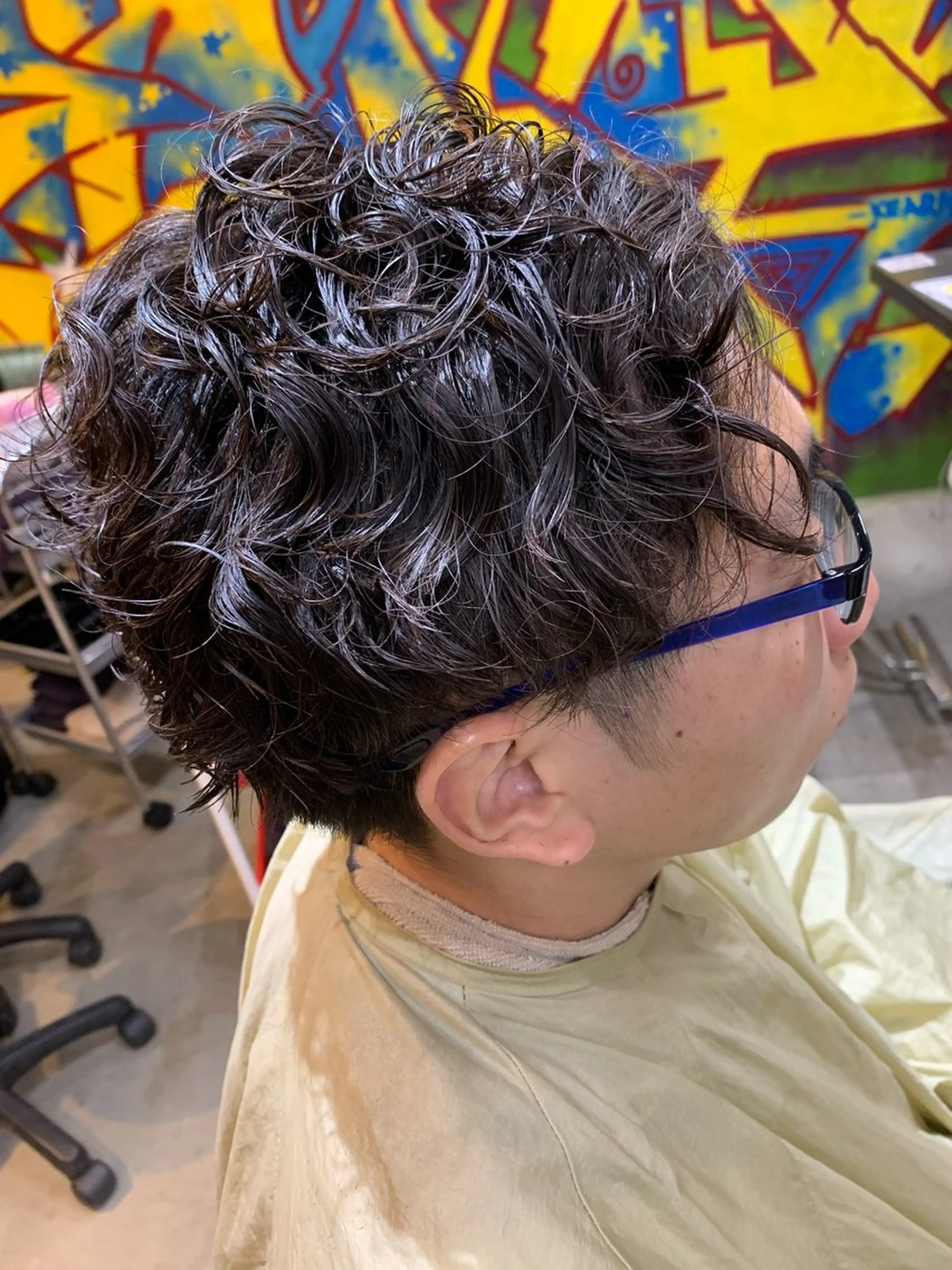 パーマ メンズ カット パーマ ⚡️メンズパーマ特化 mens支持◎/忠地のヘアスタイル