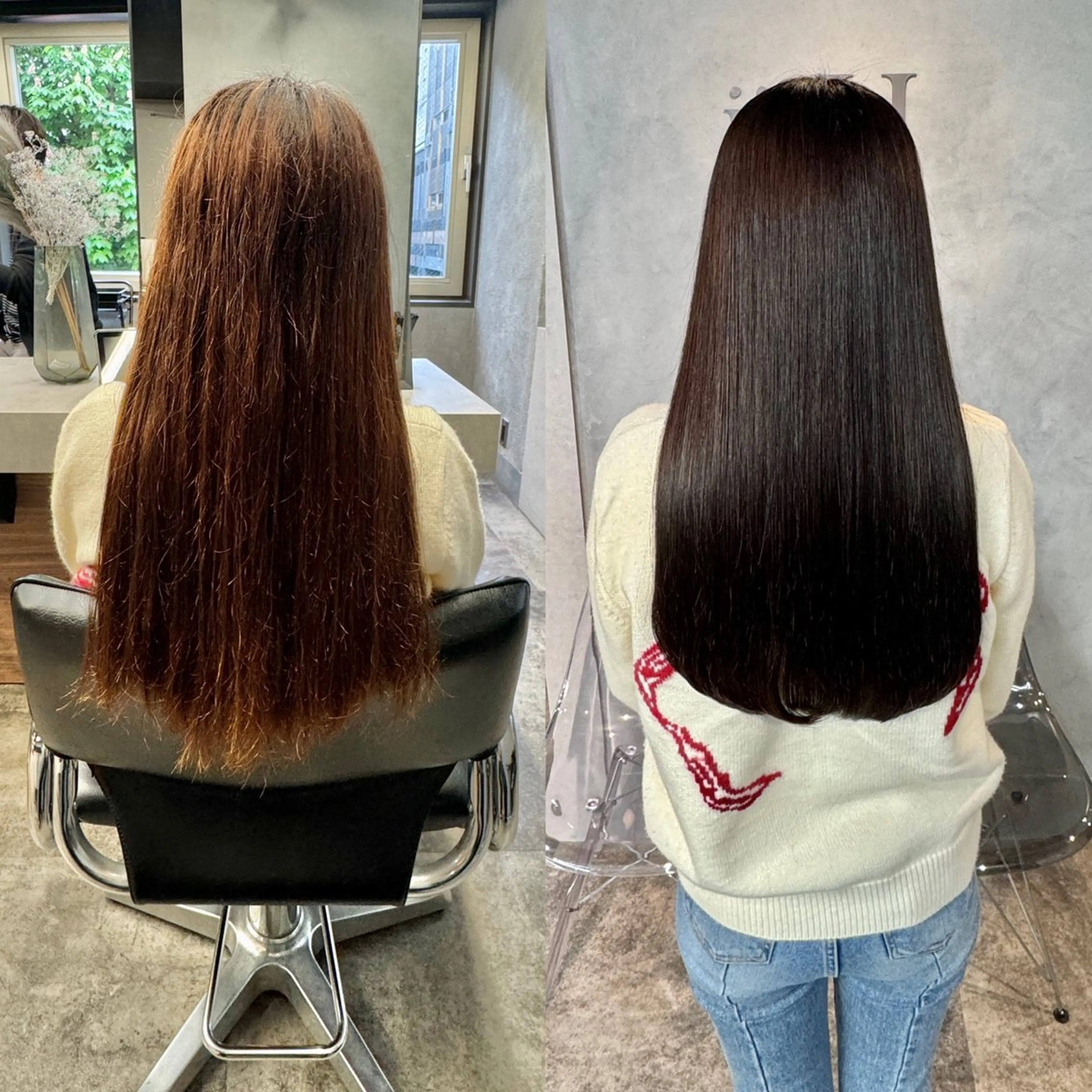 ロング カット ヘアカラー 縮毛矯正 トリートメント 髪質改善/艶髪 MINAMIのヘアスタイル