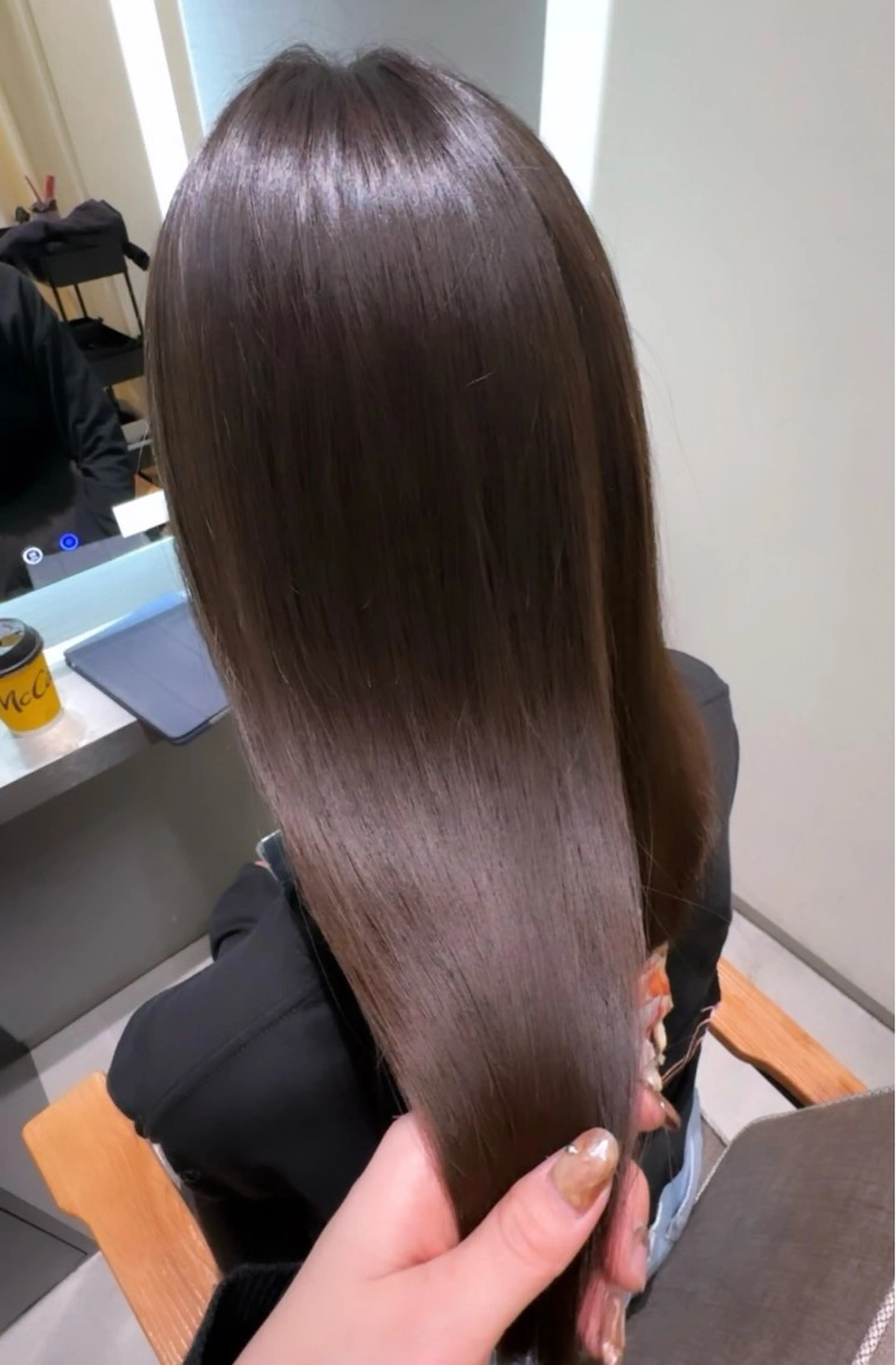 セミロング カラー ヘアアレンジ トリートメント 酸熱トリートメント カット ヘアカラー トリートメント 🇰🇷韓国ｽﾀｲﾙ ﾚｲﾔｰ/ayanaのヘアスタイル