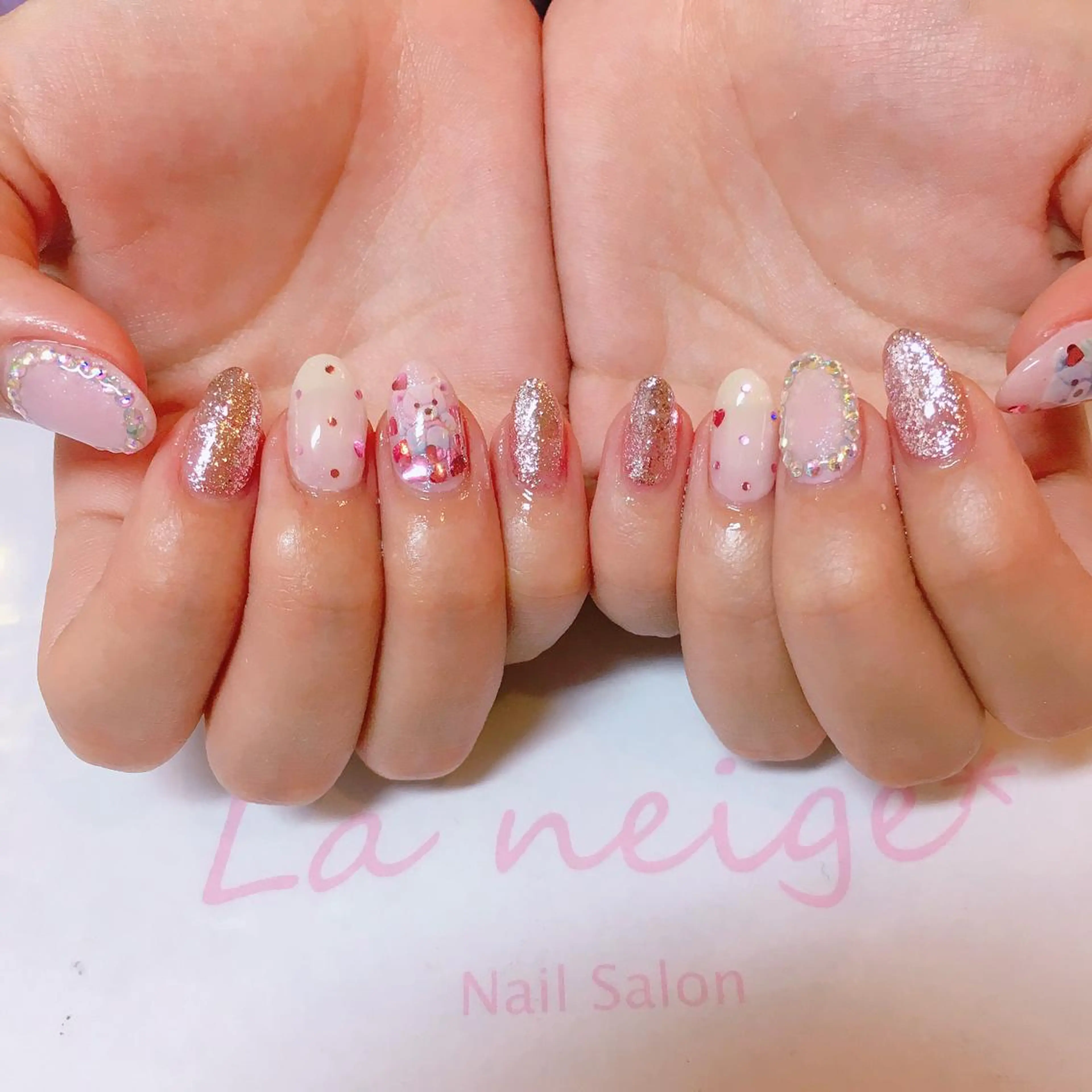 ネイル La neige* yuki 🥯🍑のネイルデザイン