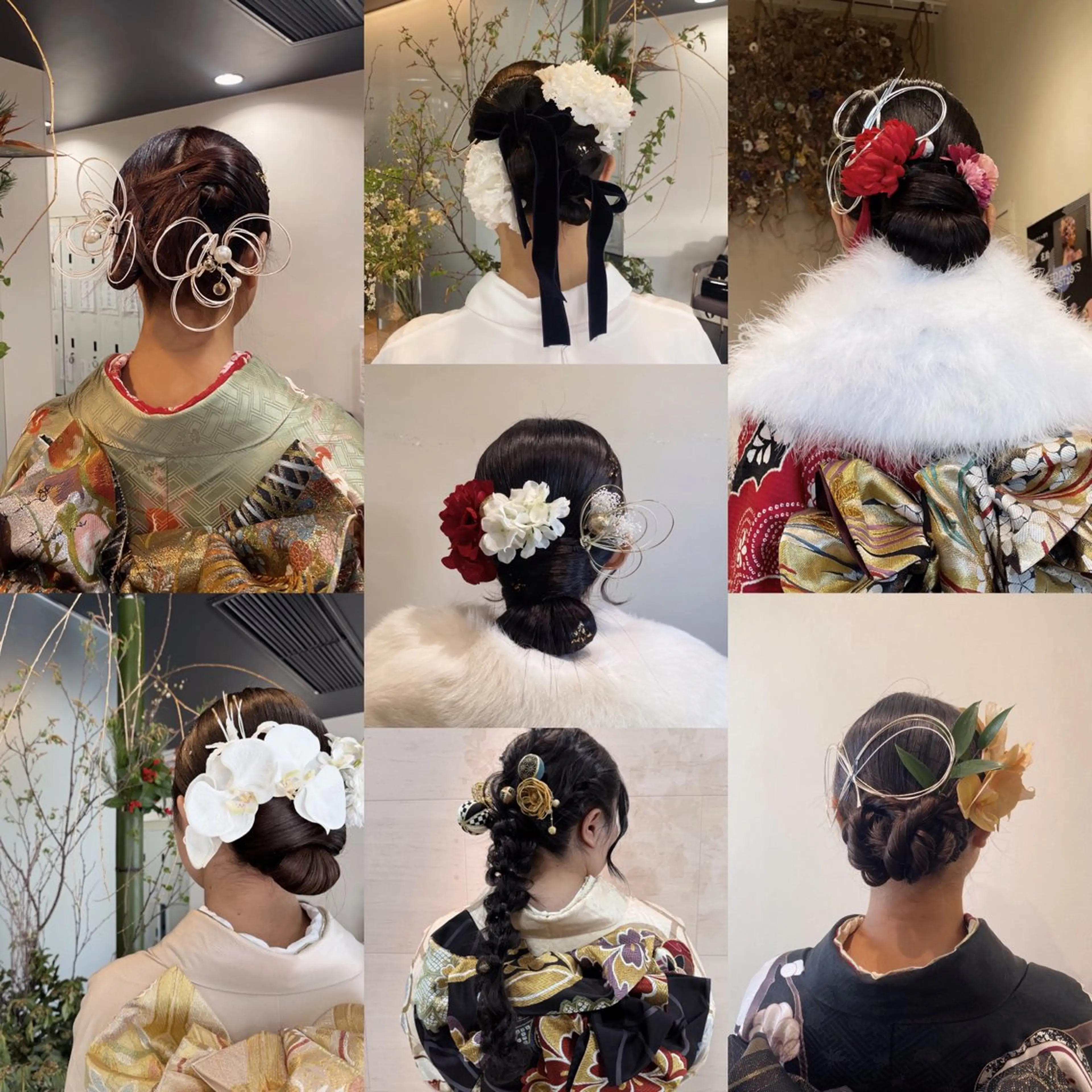 ロング ヘアアレンジ ヘアセット 暖色カラー /ヘアアレンジ/花鈴のヘアスタイル