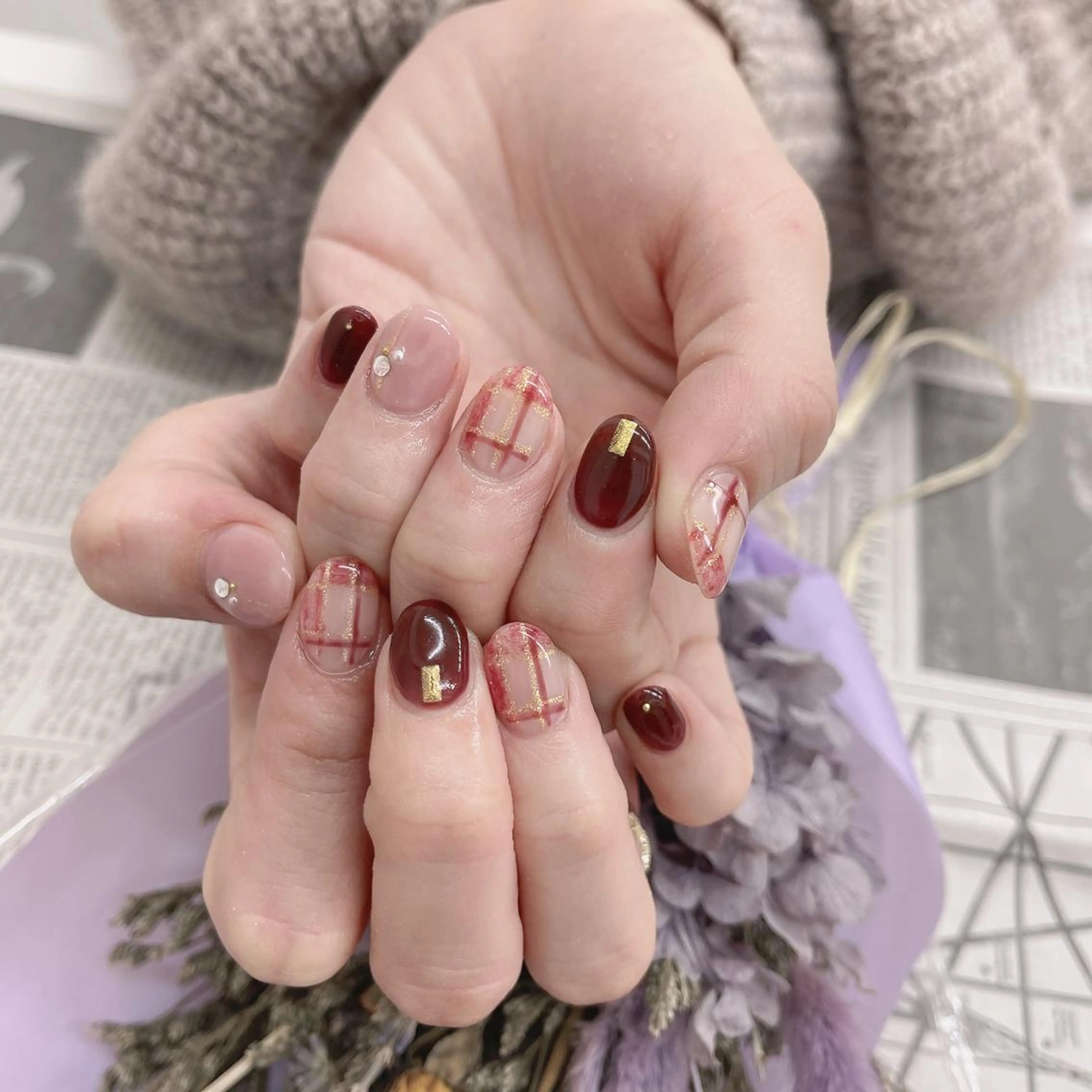 ネイル 🦋ネイルサロン ブラン🌈ゆりのネイルデザイン