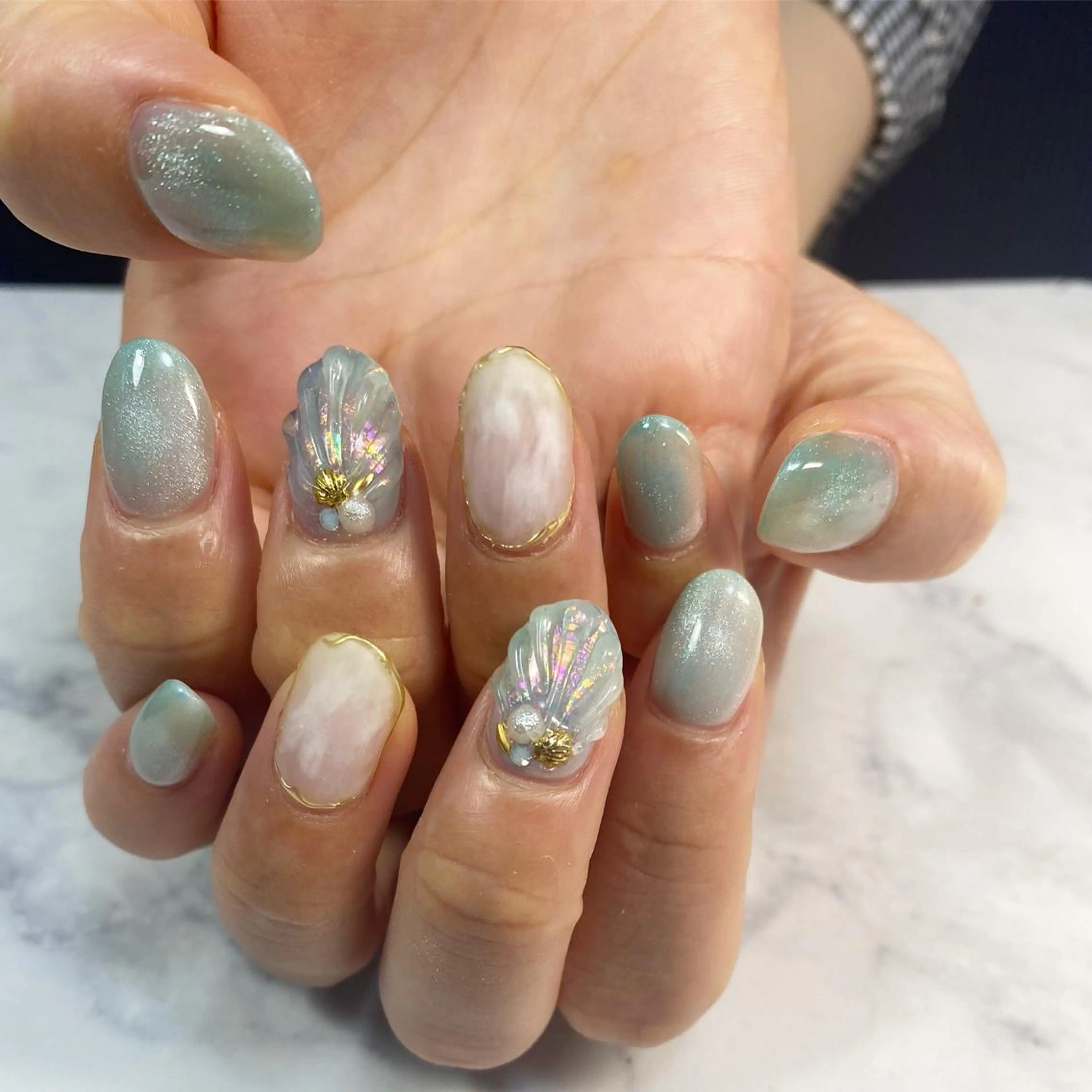 ネイル ハンドネイル mellow mのネイルデザイン