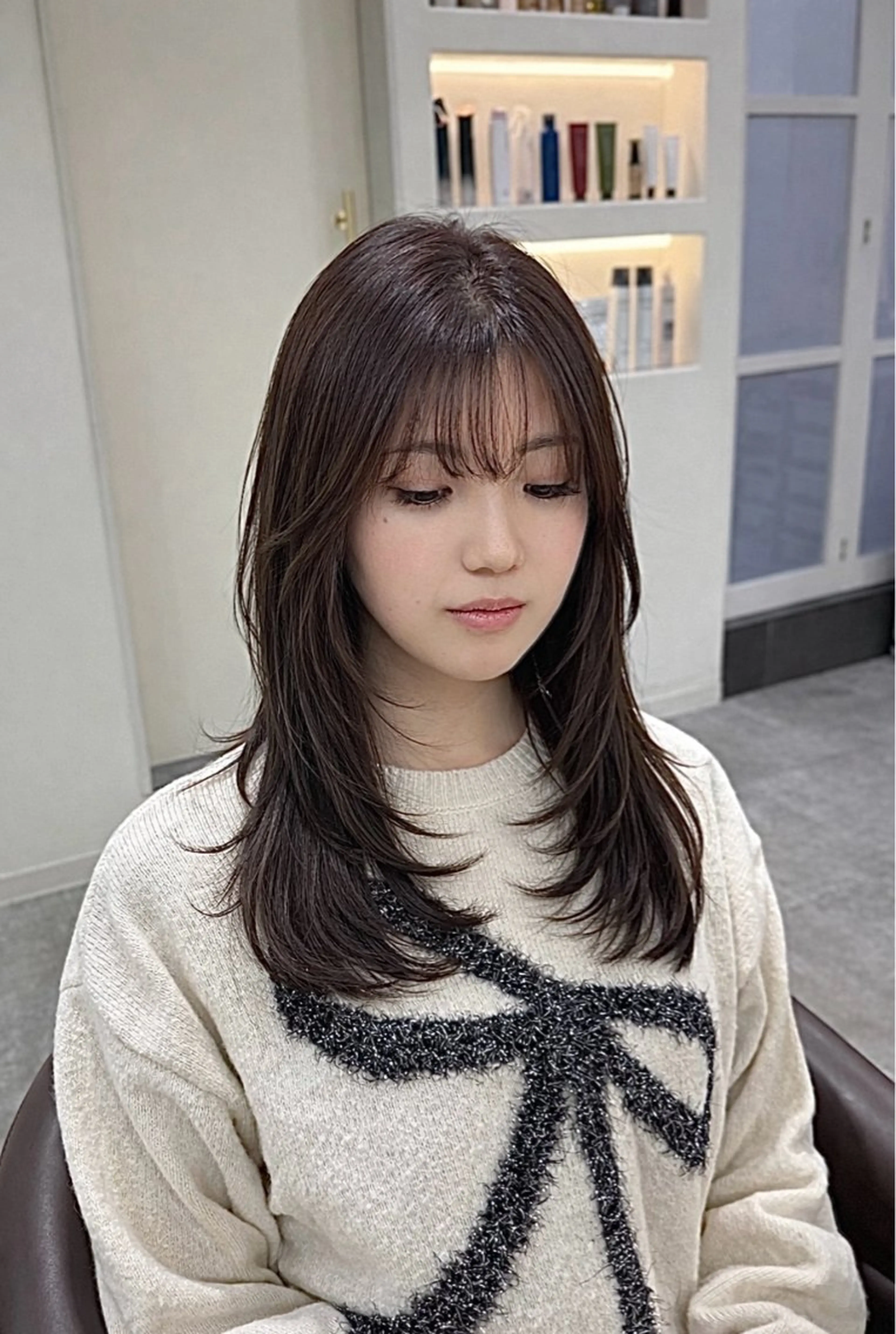 セミロング BONDZSALON麻布十番パティオ通り店所属・マエザワ リュウのヘアスタイル