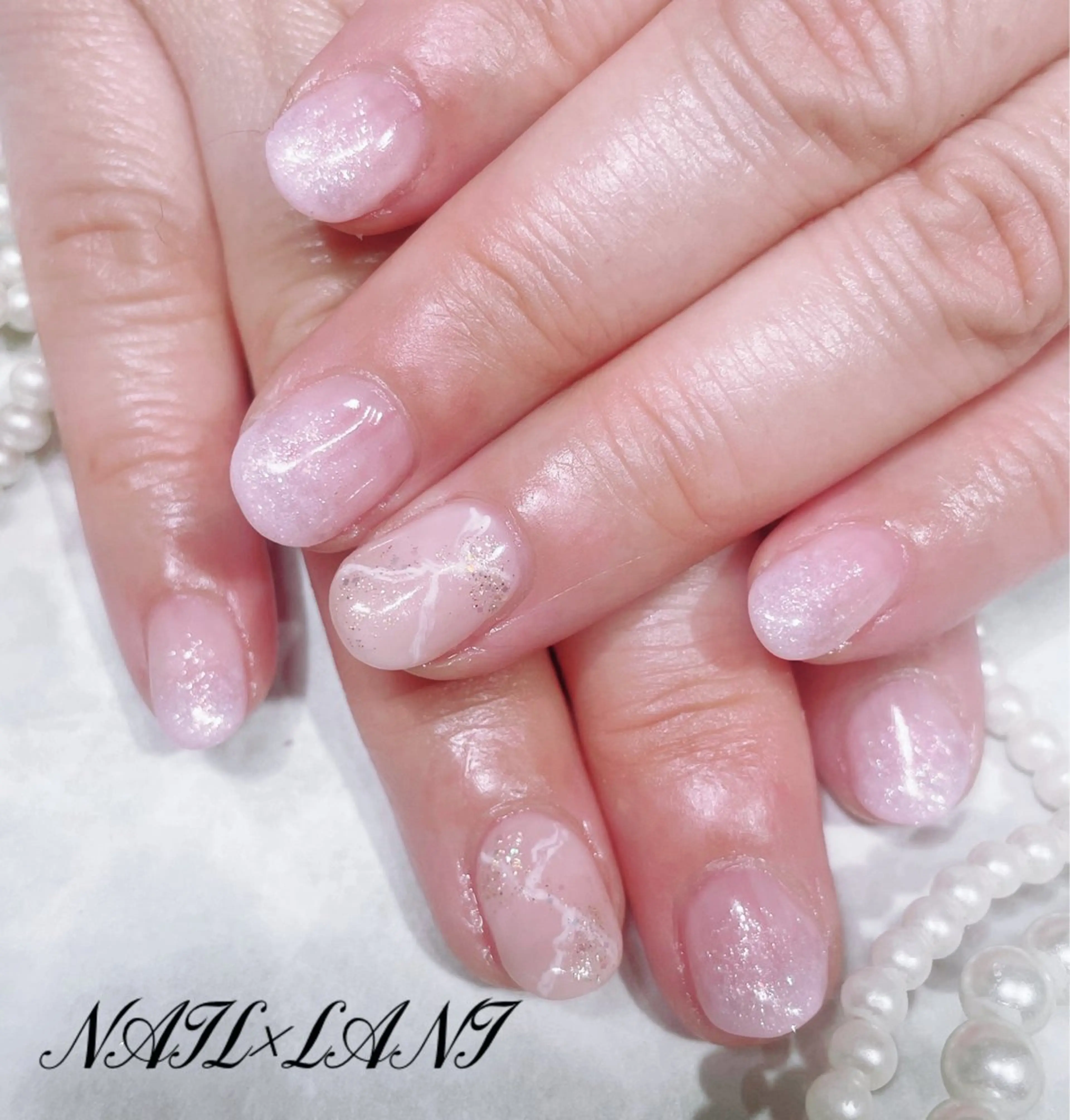 ネイル フットネイル ジェルネイル マグネットネイル パラジェル ハンドネイル 一之瀬 柚季のネイルデザイン