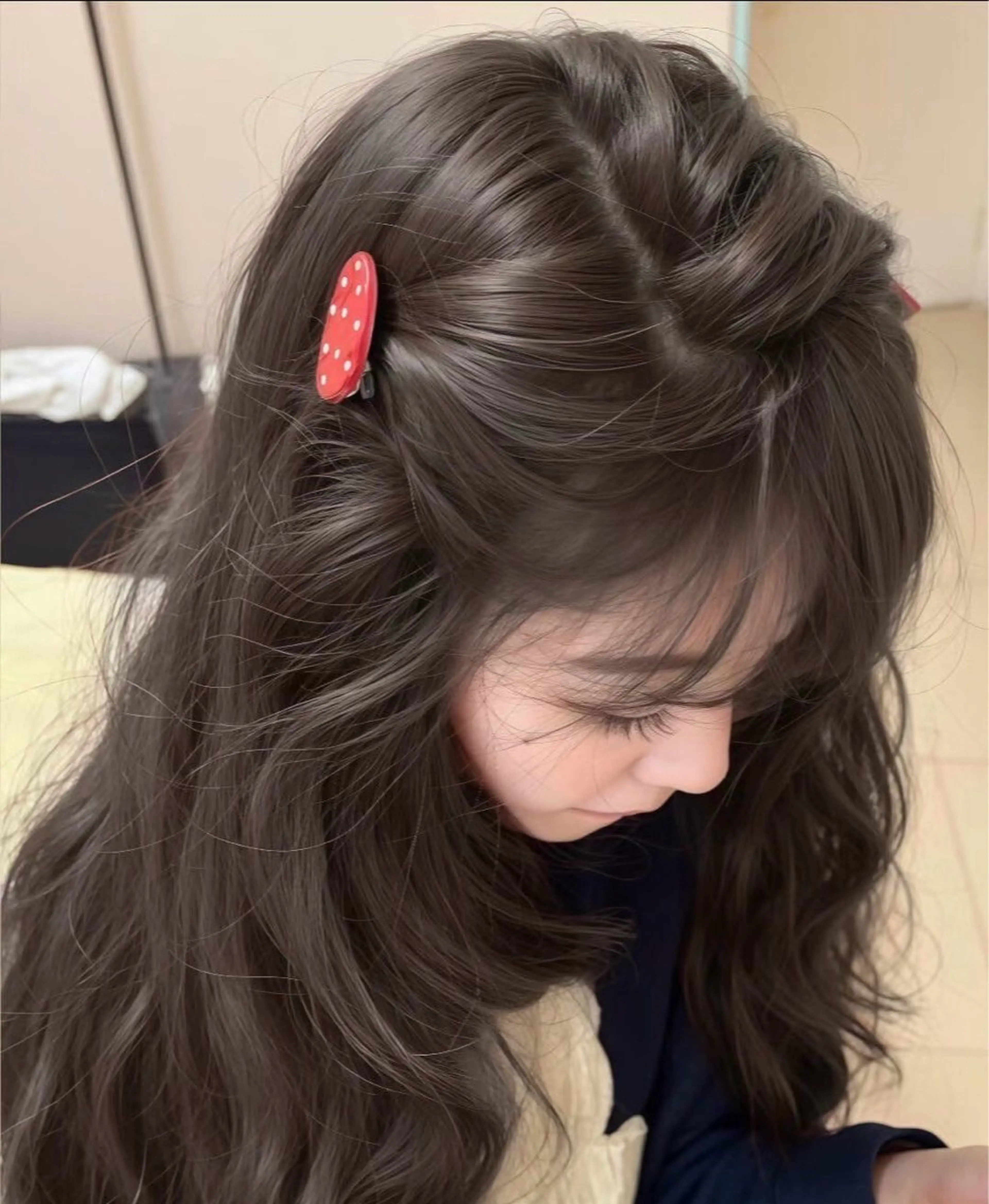 ロング ヘアカラー トリートメント ヘッドスパ aoi / 透明感カラーのヘアスタイル