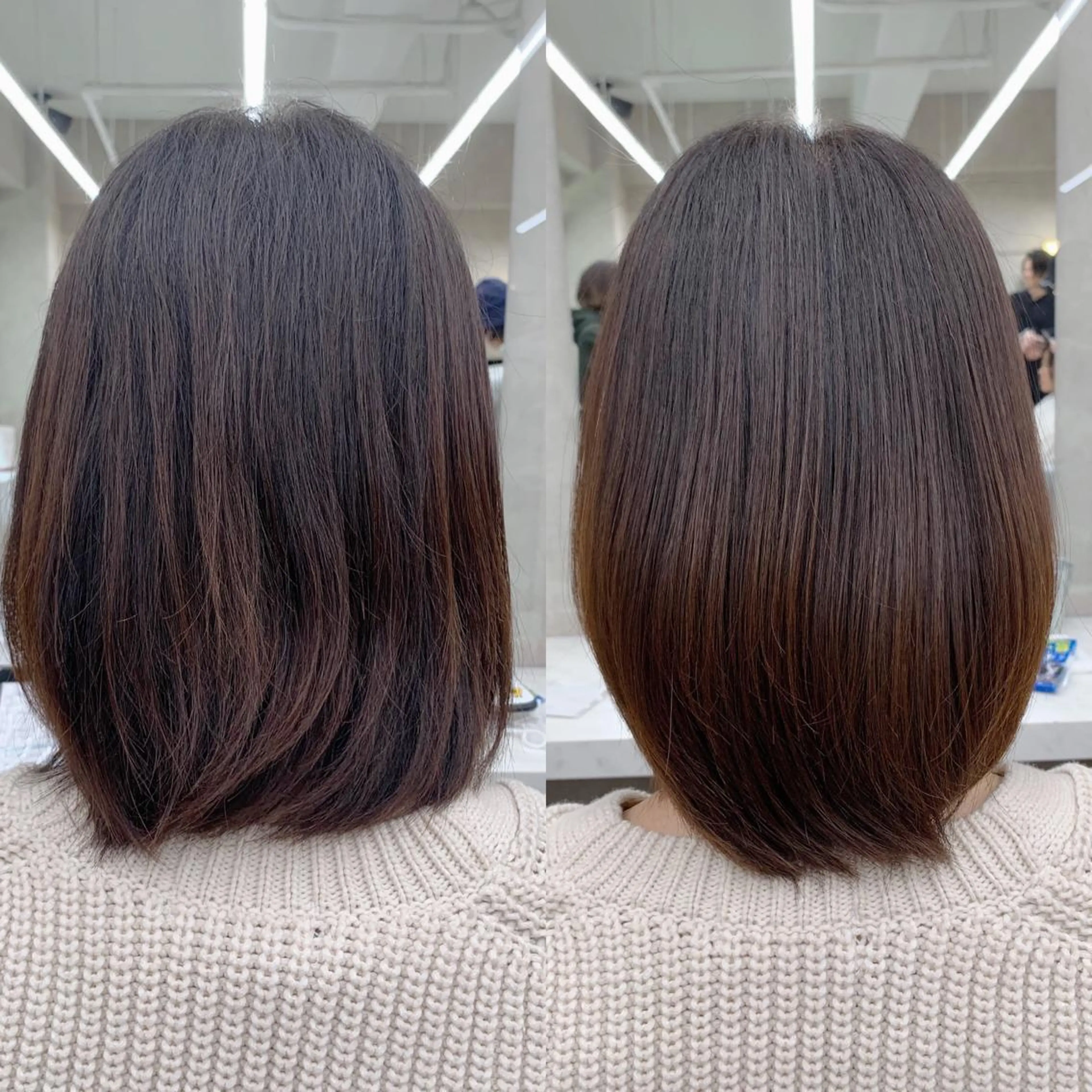 ミディアム ミディアムパーマ 髪質改善 トリートメント 酸熱トリートメント 柔らかbeige モトキのヘアスタイル