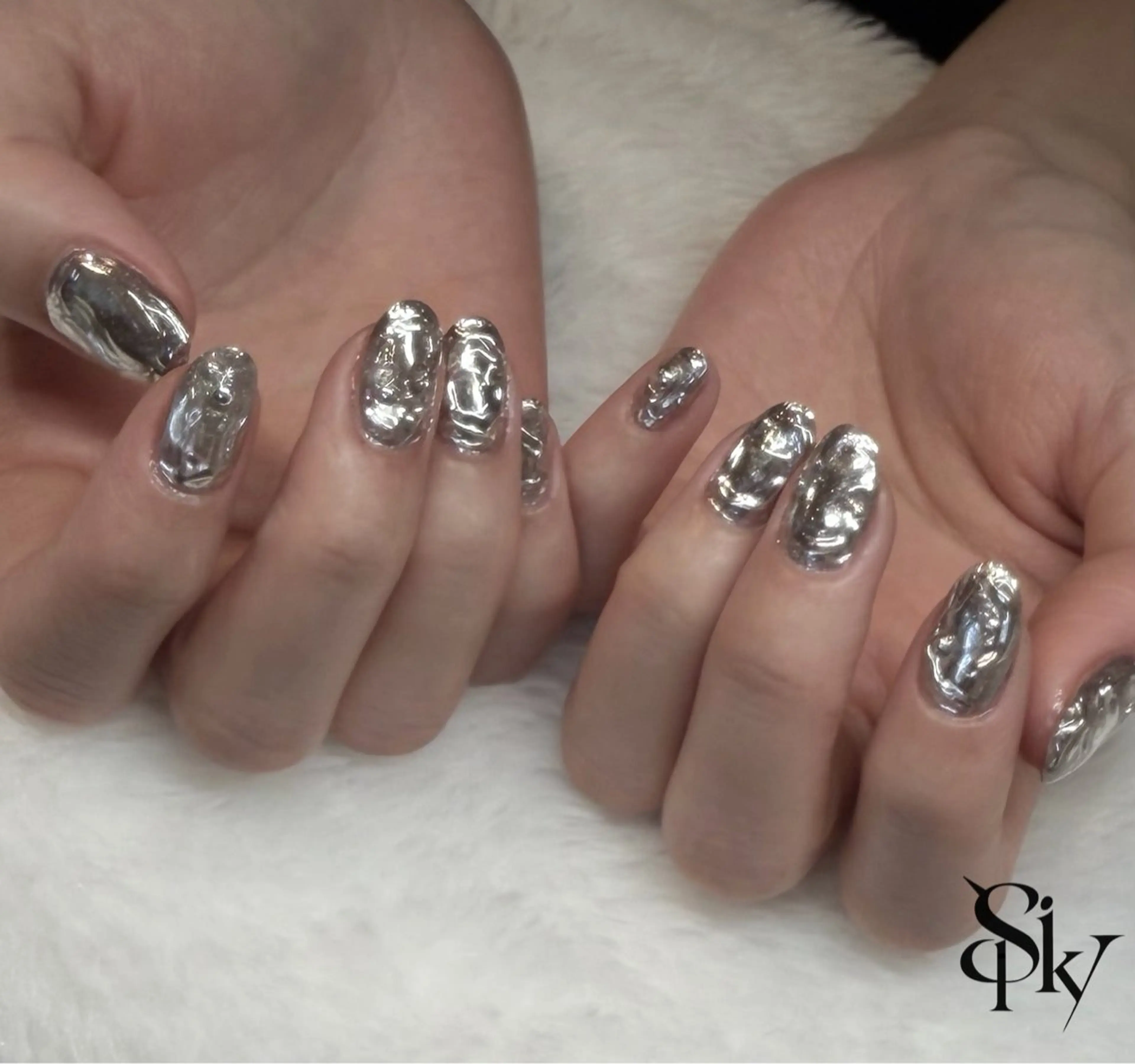 ネイル ハンドネイル Spiky とうげ ふうかのネイルデザイン