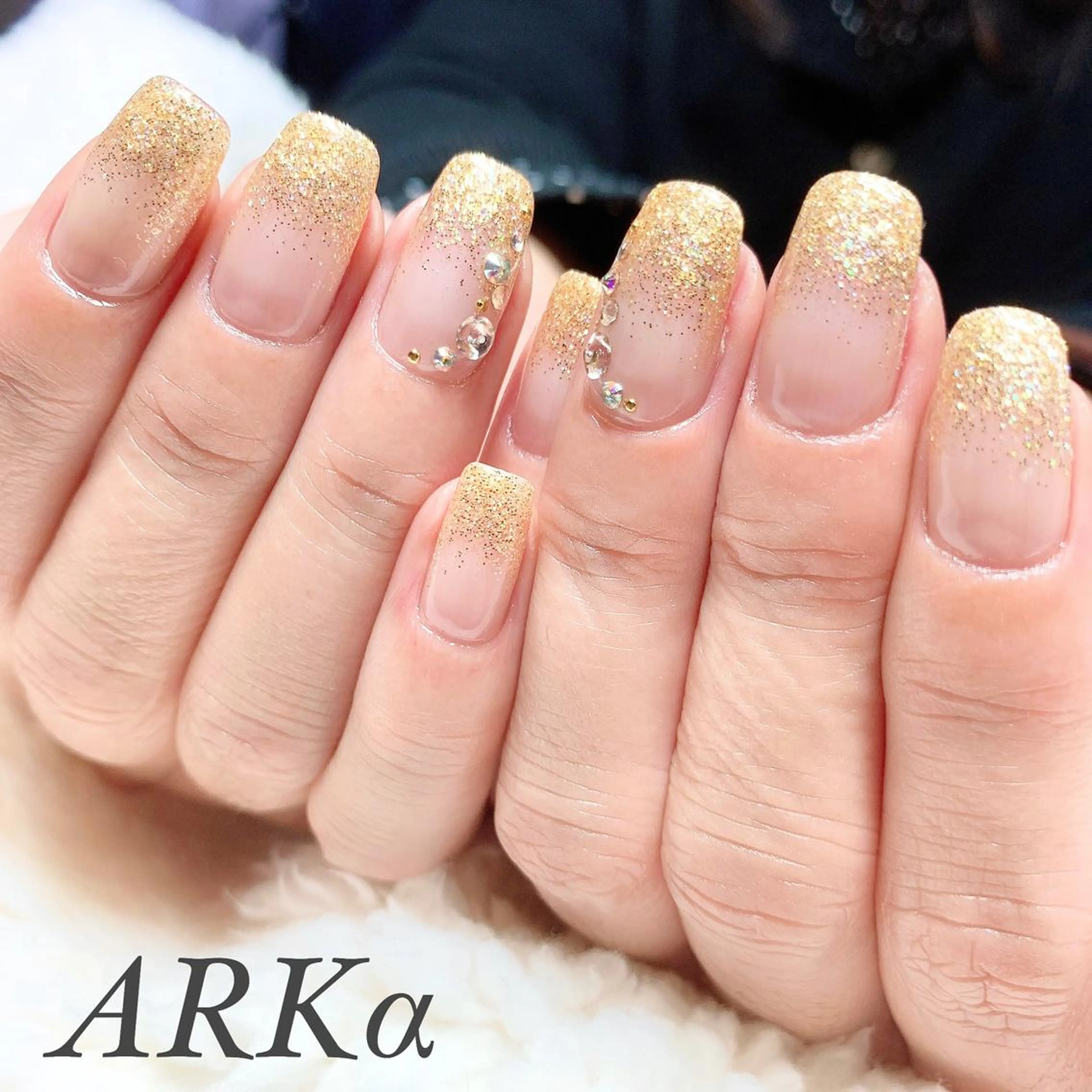 ［ジェル］ラメグラデ💅オフ無しのお客様はこちらから💁‍♀️の写真