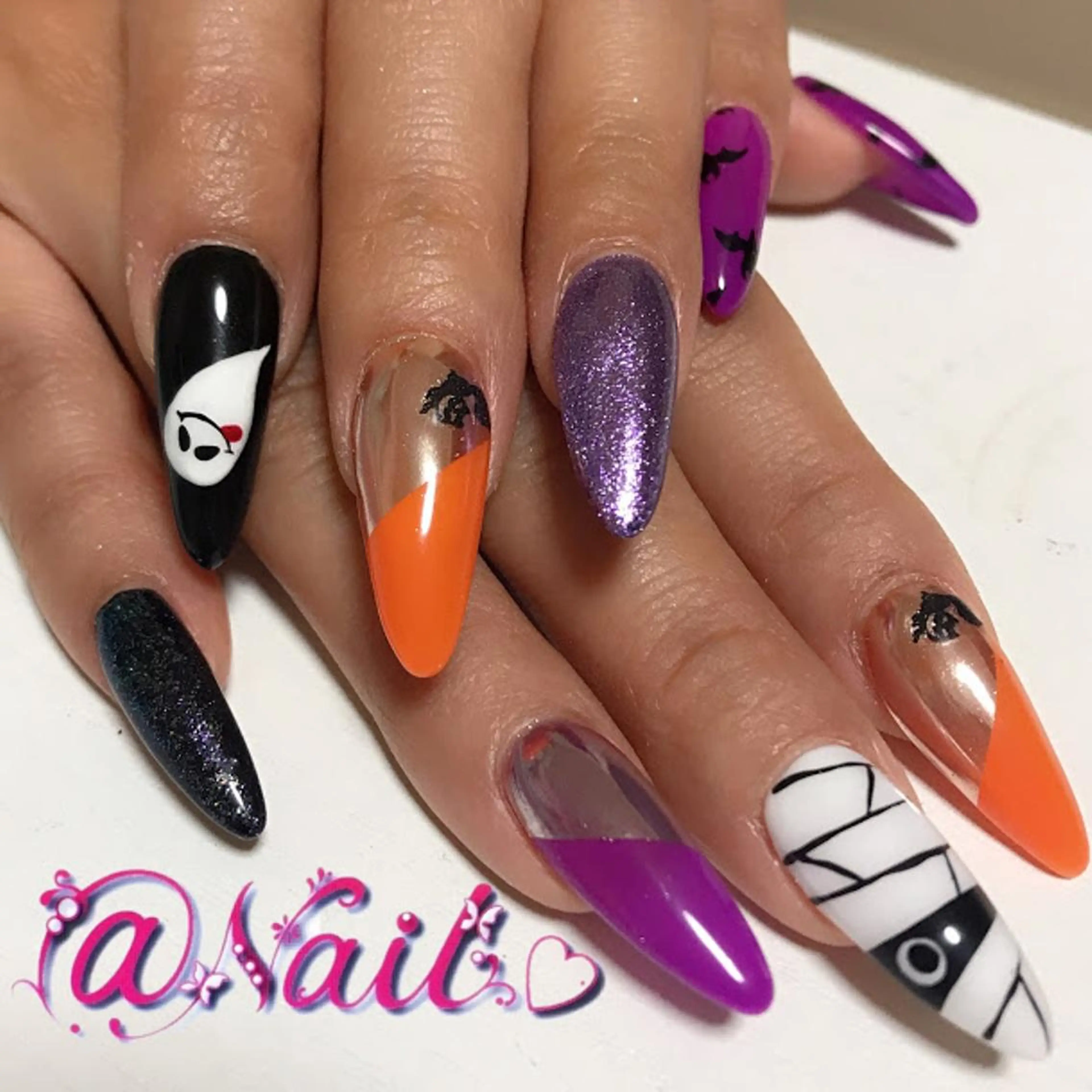 ネイル 小尾 栞のネイルデザイン