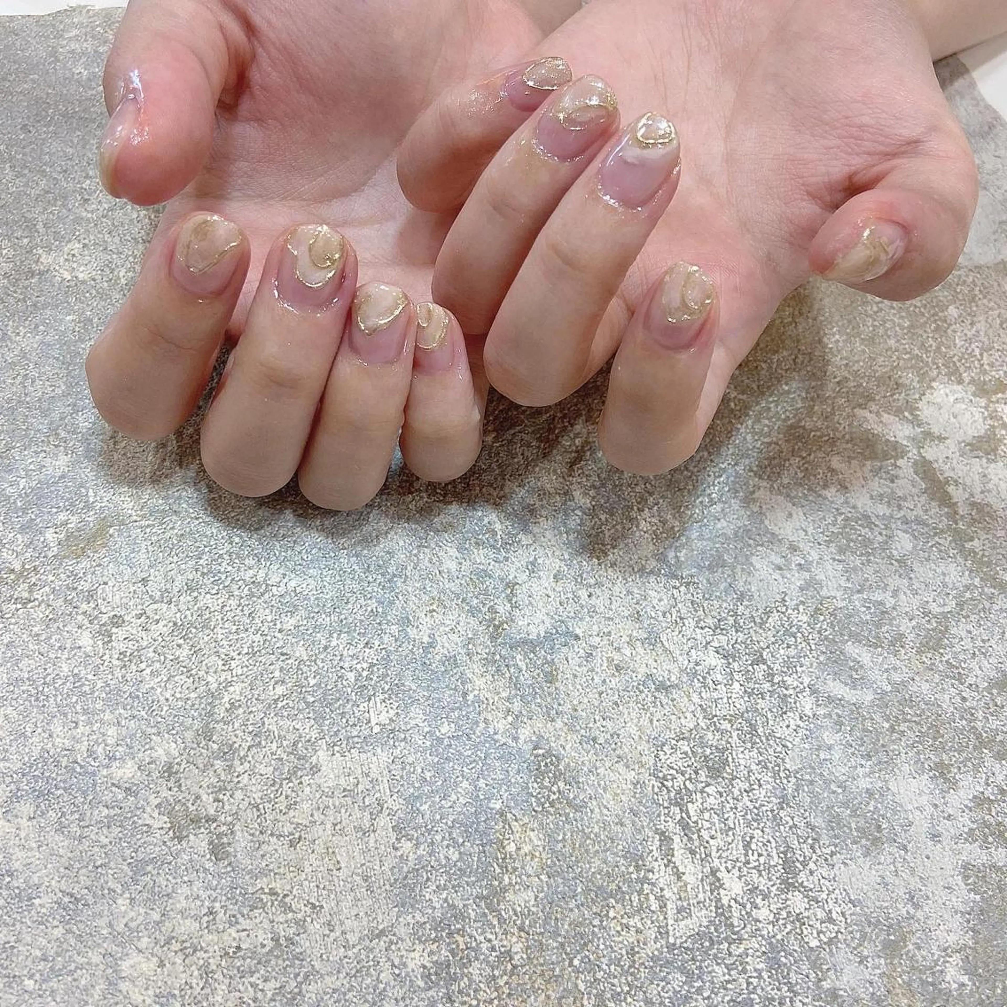 ネイル ハンドネイル 𝕄𝕚𝕪𝕦🤍 自由が丘⌇パラジェルのネイルデザイン