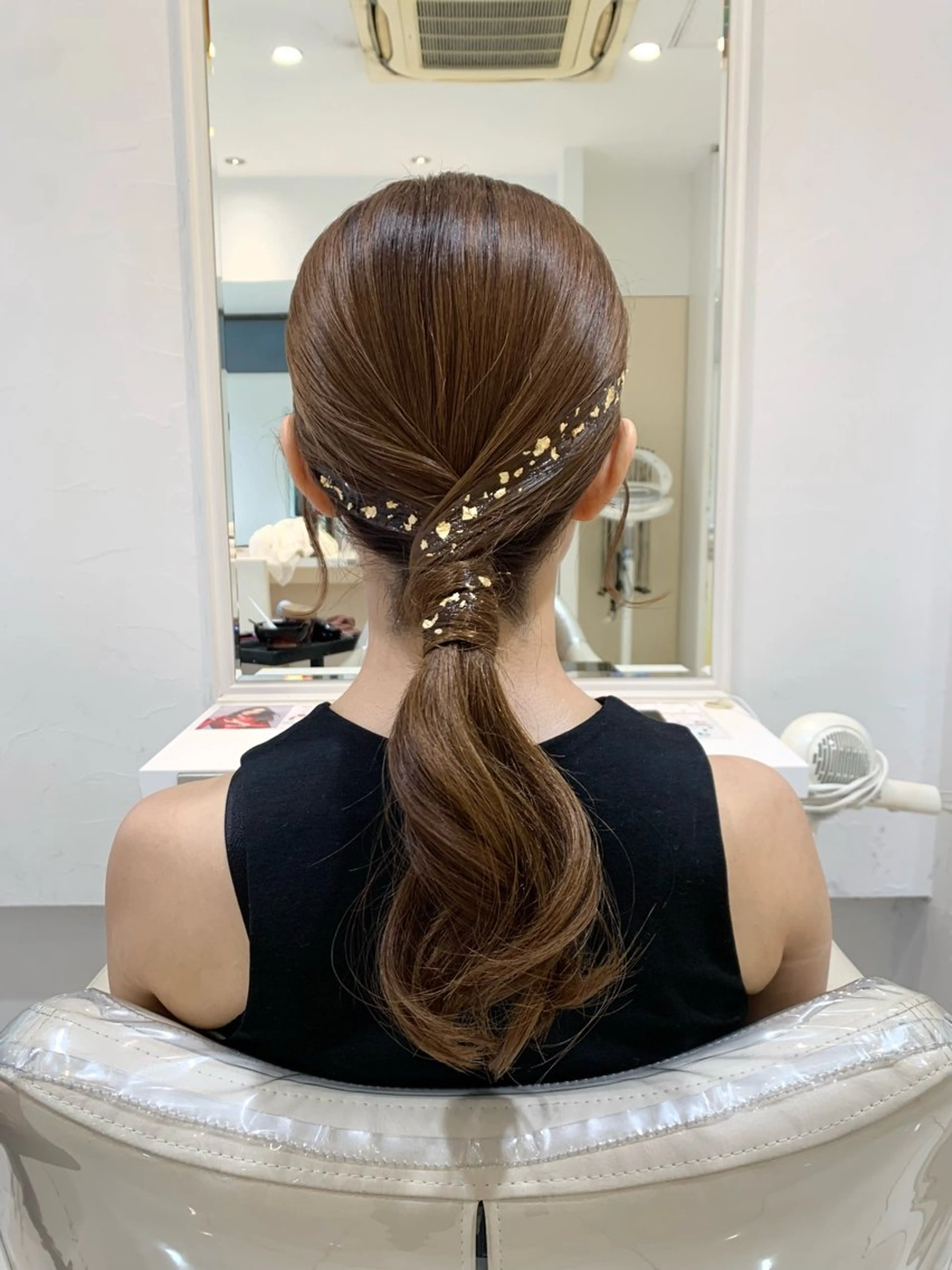 ロング ヘアアレンジ 金澤 夏海のヘアスタイル