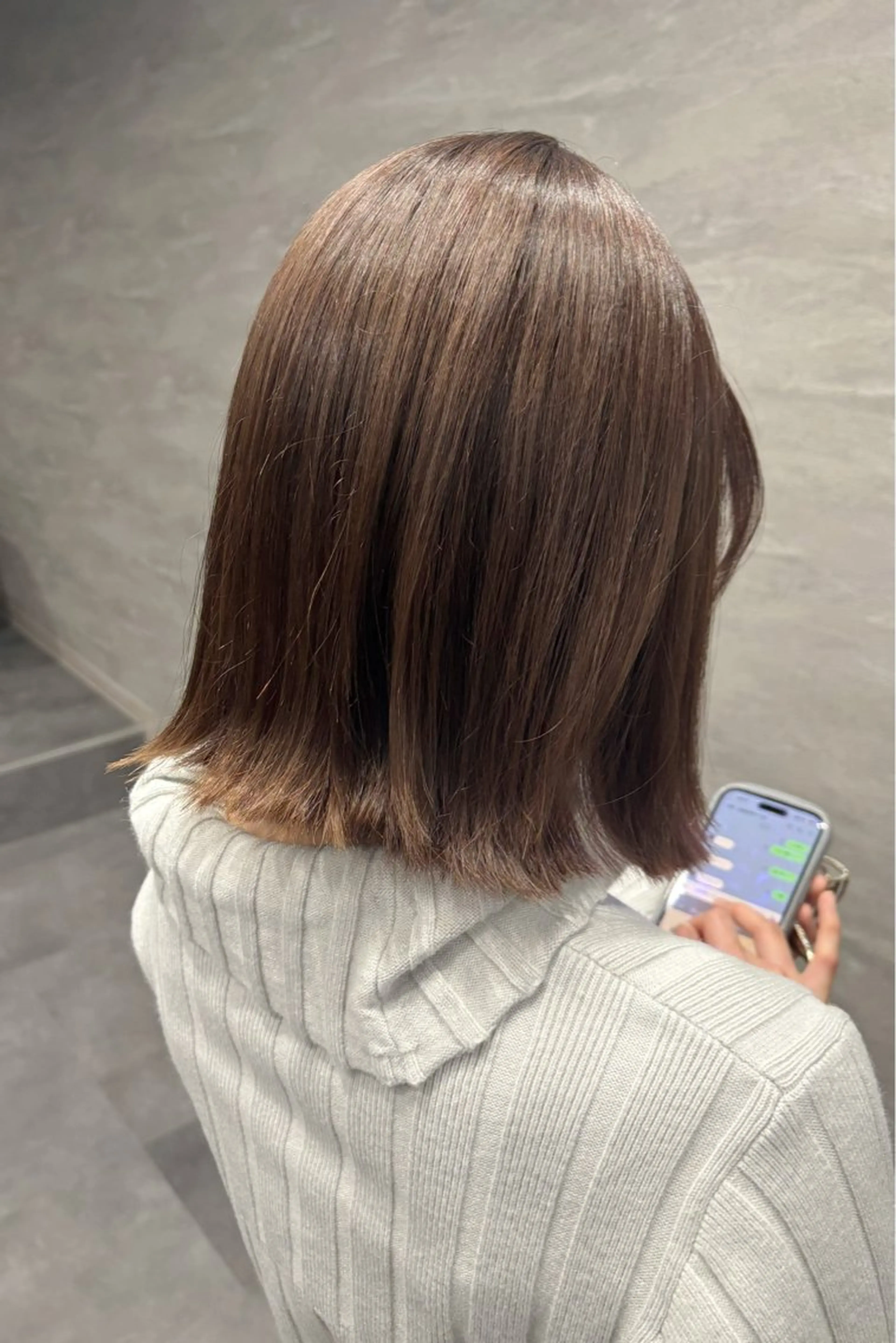 ミディアム カラー カット ヘアカラー トリートメント 永井大樹✨ 透明感カラー✨のヘアスタイル