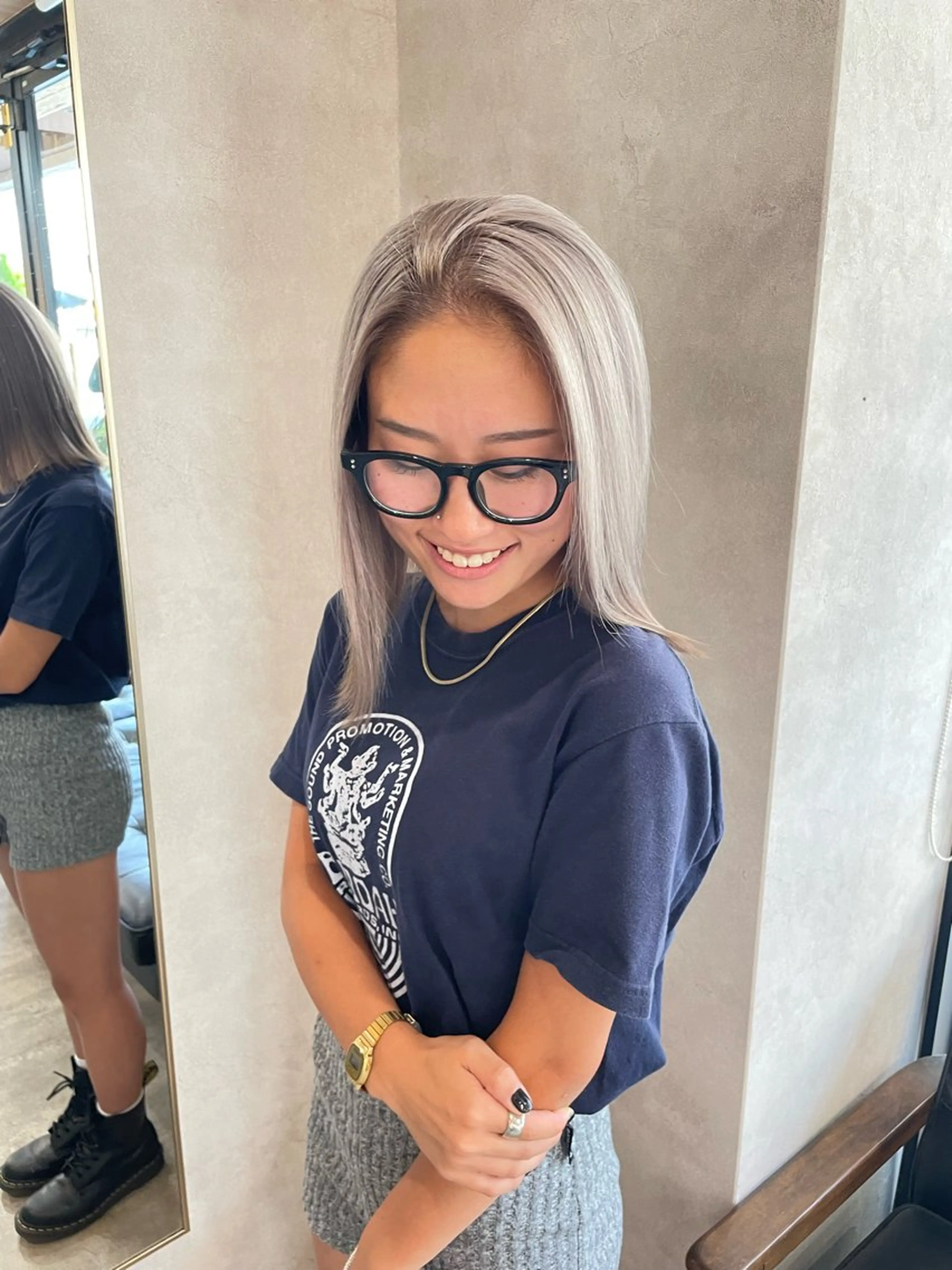 ミディアム ヘアカラー トリートメント 🔖RIENS /renaのヘアスタイル