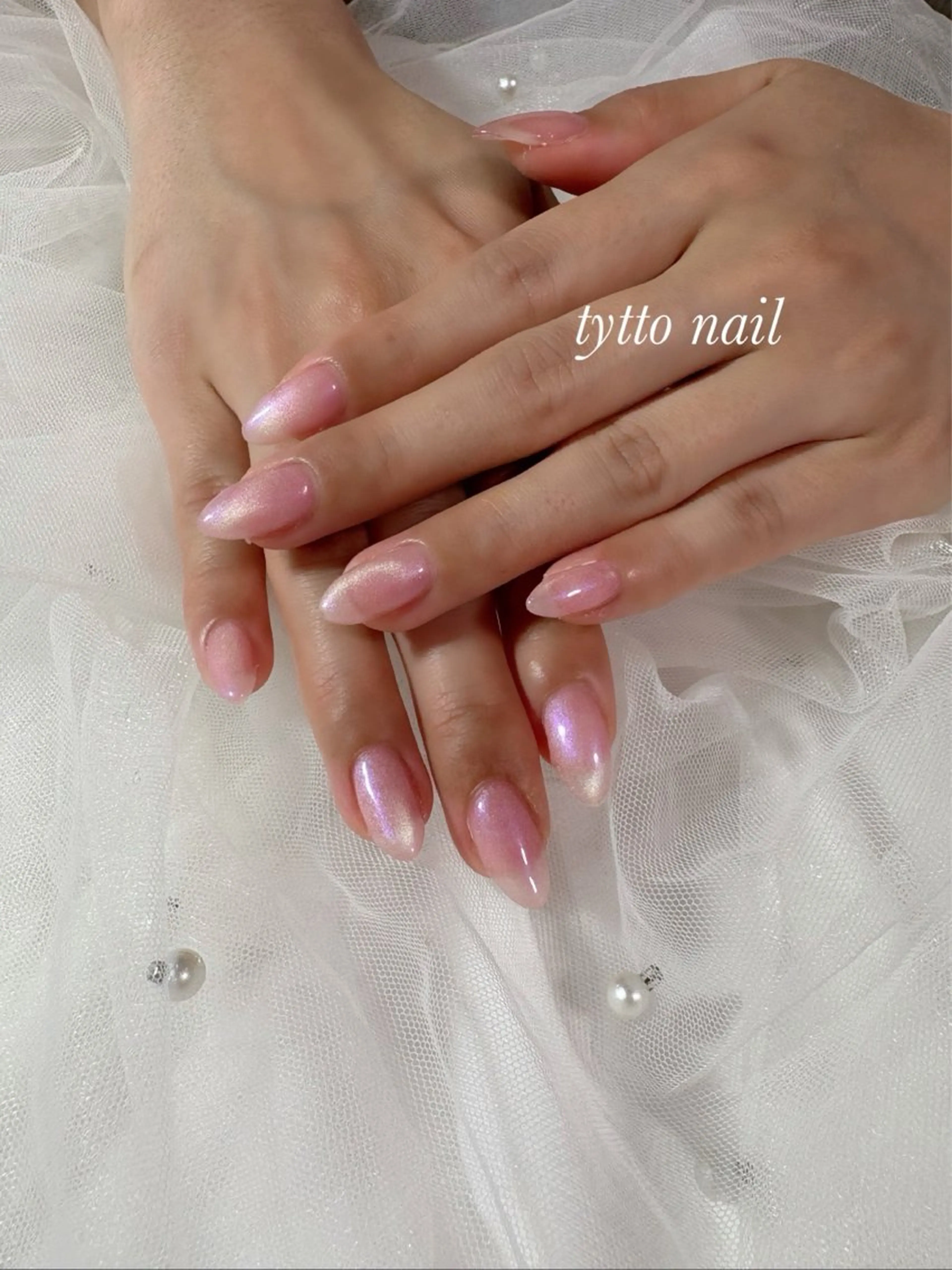 ネイル グラデーション キラキラネイル マグネットネイル オフィスネイル ワンカラーネイル tytto nail ❤︎‪‪eri‪‪のネイルデザイン