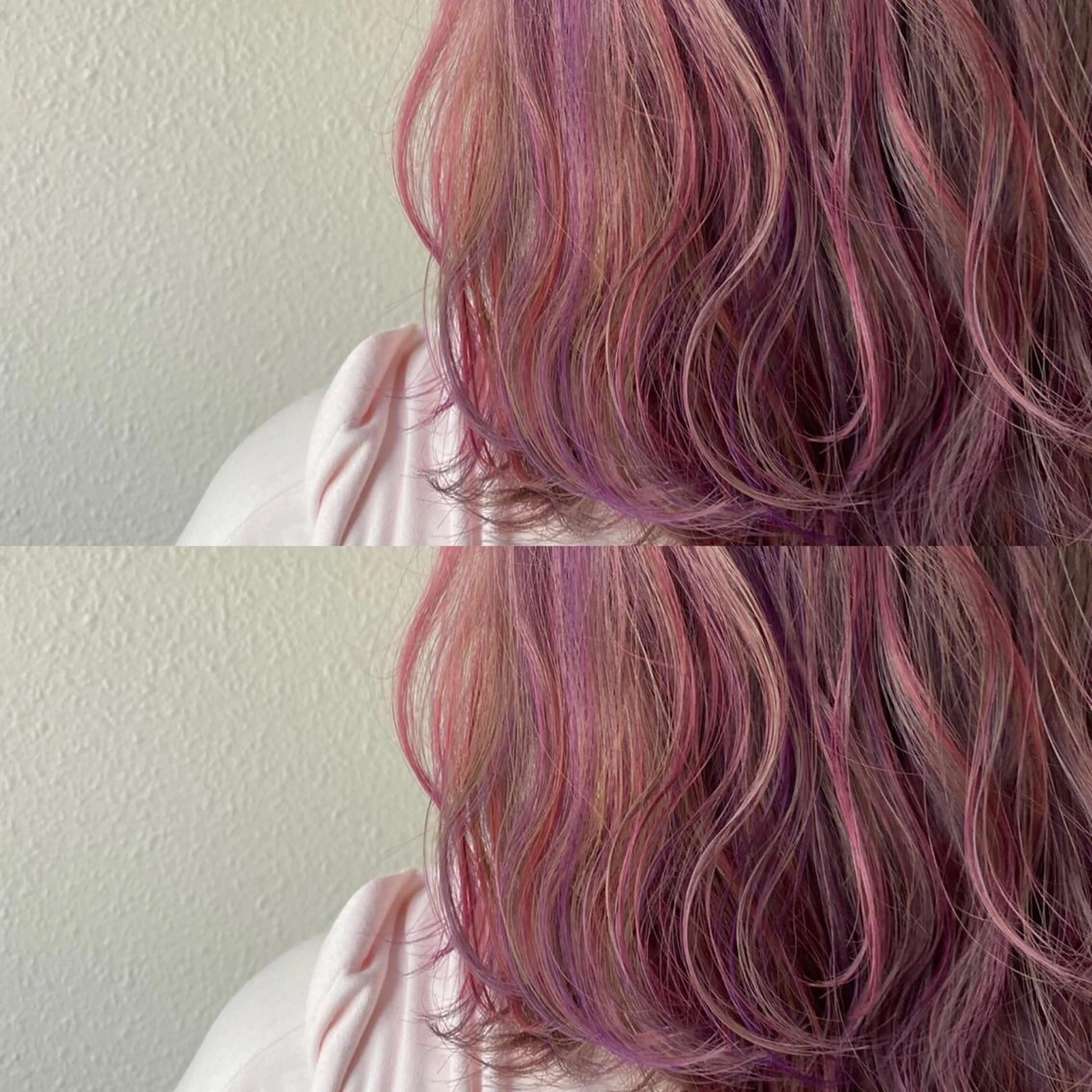 ミディアム カラー ハイライトカラー ハイトーンカラー ハイライト しゅうさん🍝 麻田秀太郎のヘアスタイル