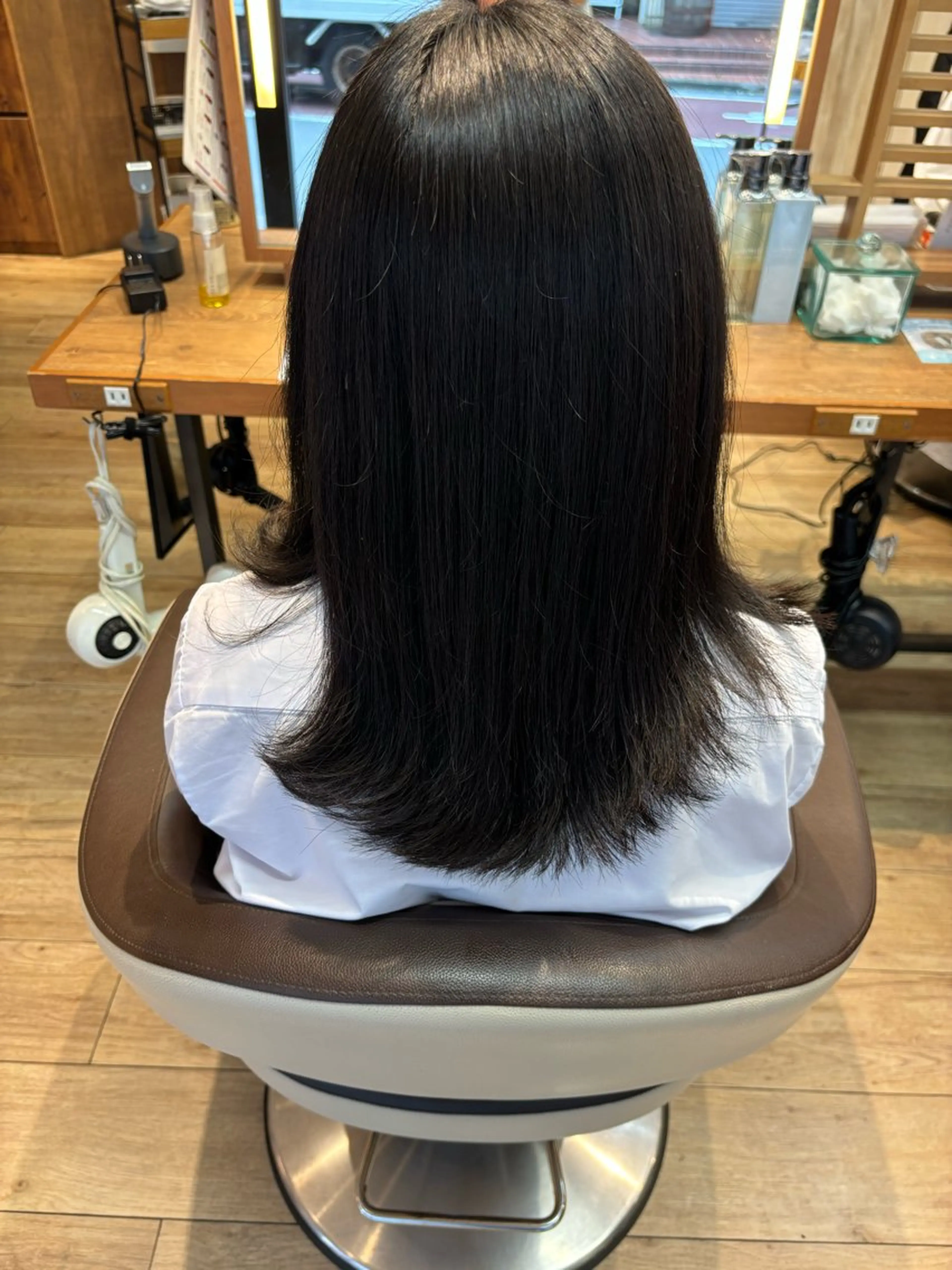 セミロング ゆうこ🍀髪質改善/ ストレート/艶カラーのヘアスタイル