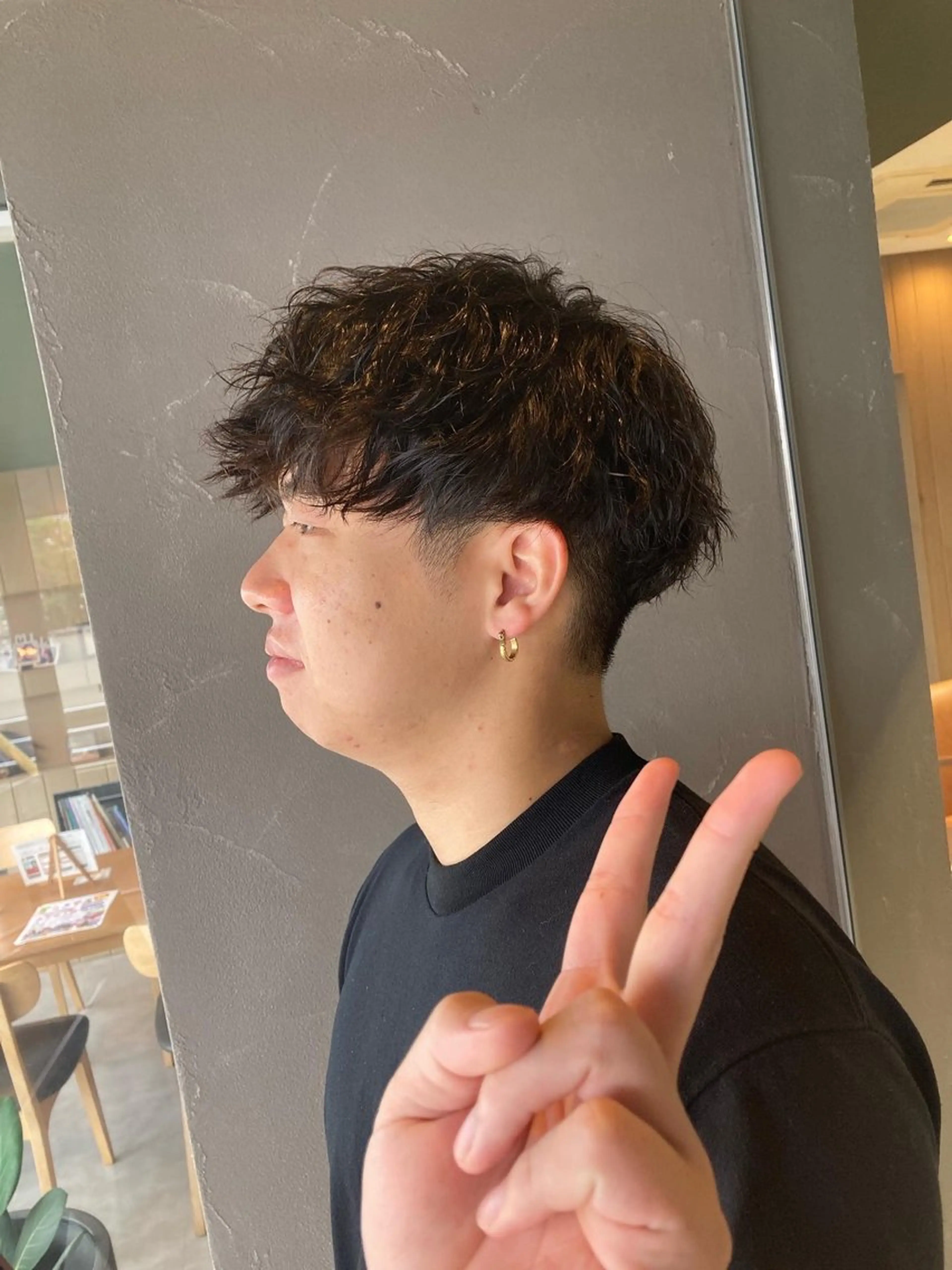 メンズ 髪質改善/パパス 学南町/松島大己のヘアスタイル