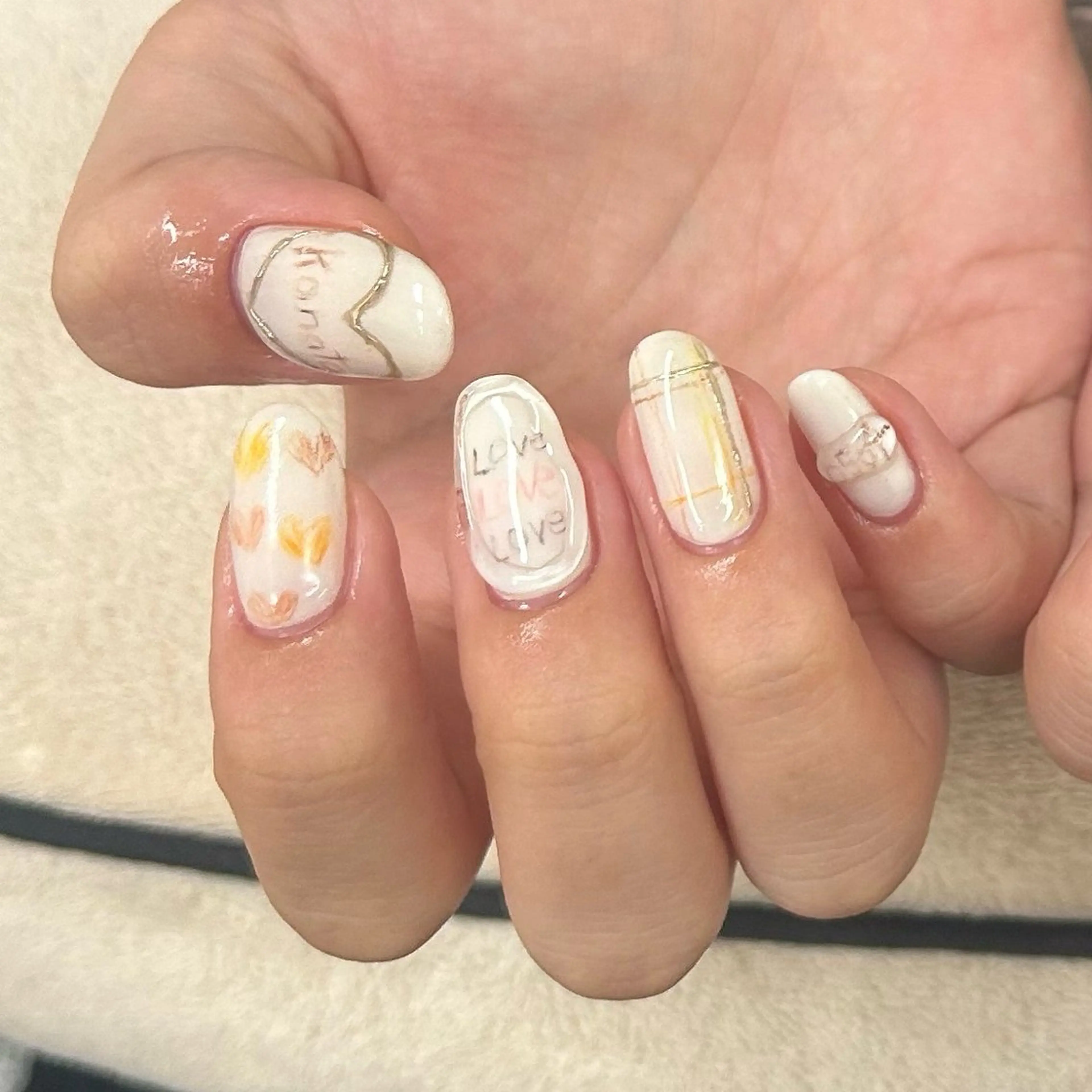 ネイル ハンドネイル アトリエ　ミモザ所属・いまむら あかりのネイルデザイン