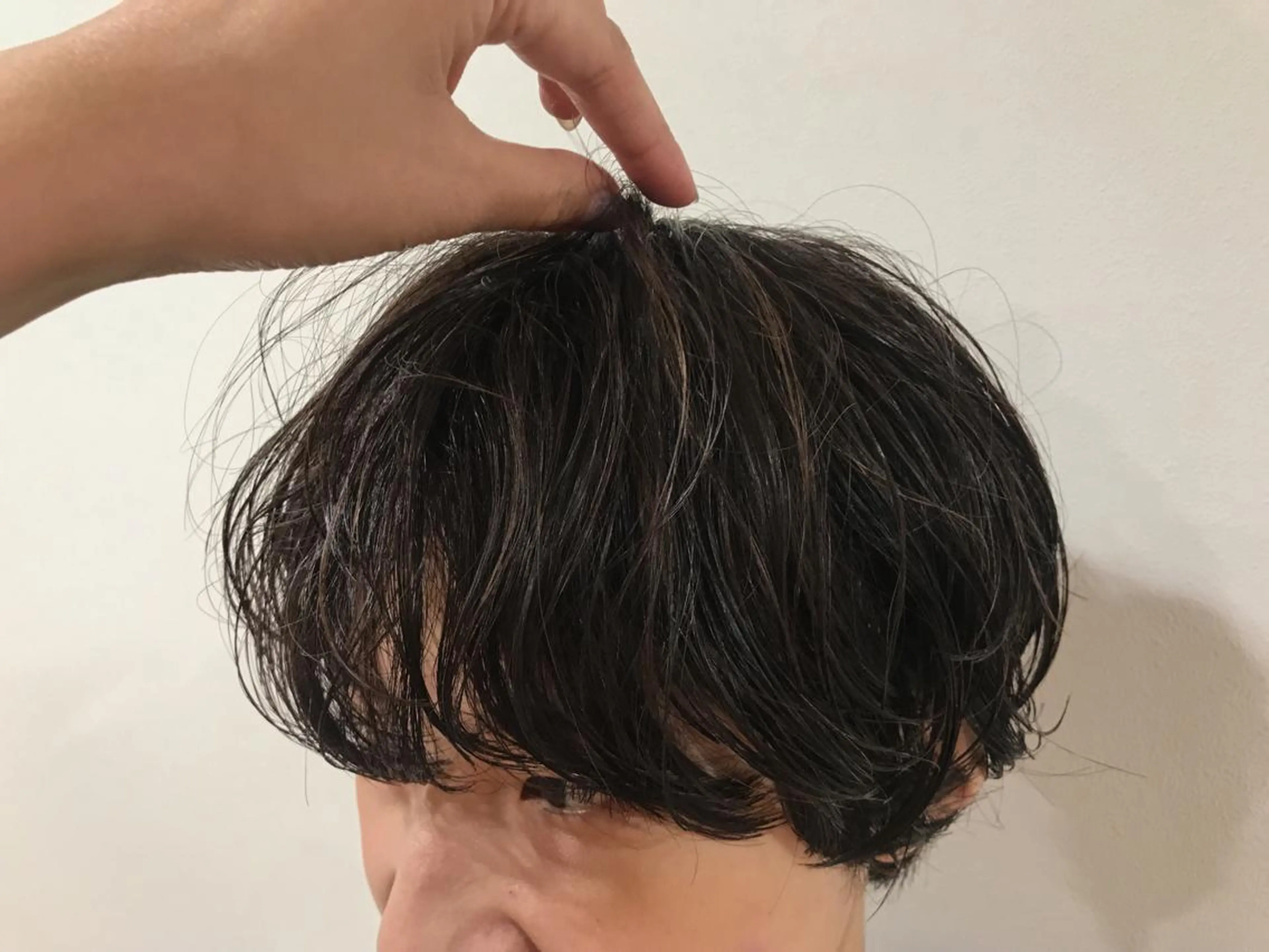 ショート 暖色カラー🍊 ボブ🌿顔周りcutのヘアスタイル