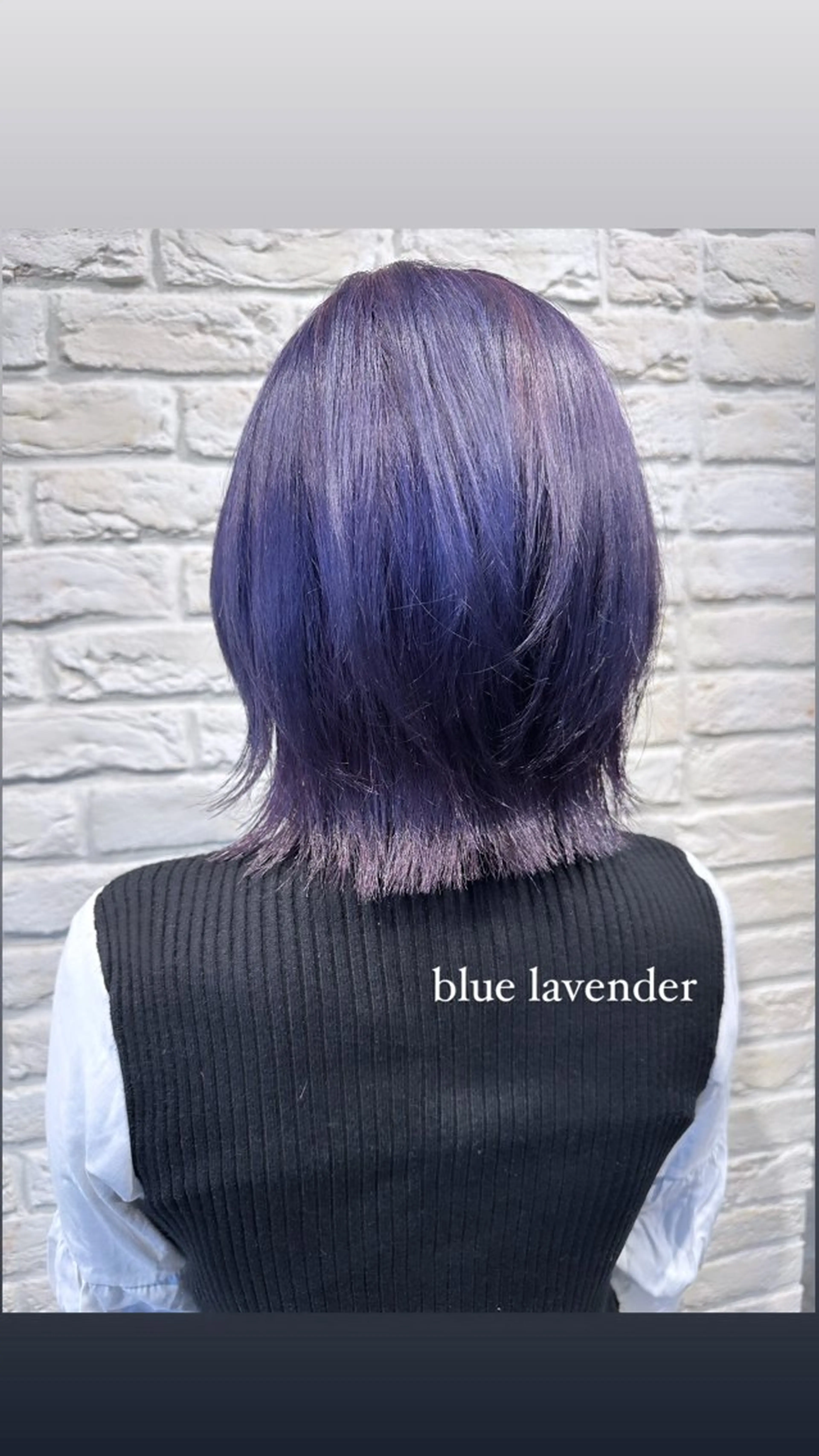 ショート カラー ブリーチ ブルーカラー ブルーラベンダー ケアブリーチ ラベンダーカラー つくば 【Ciqi】 あくつのヘアスタイル