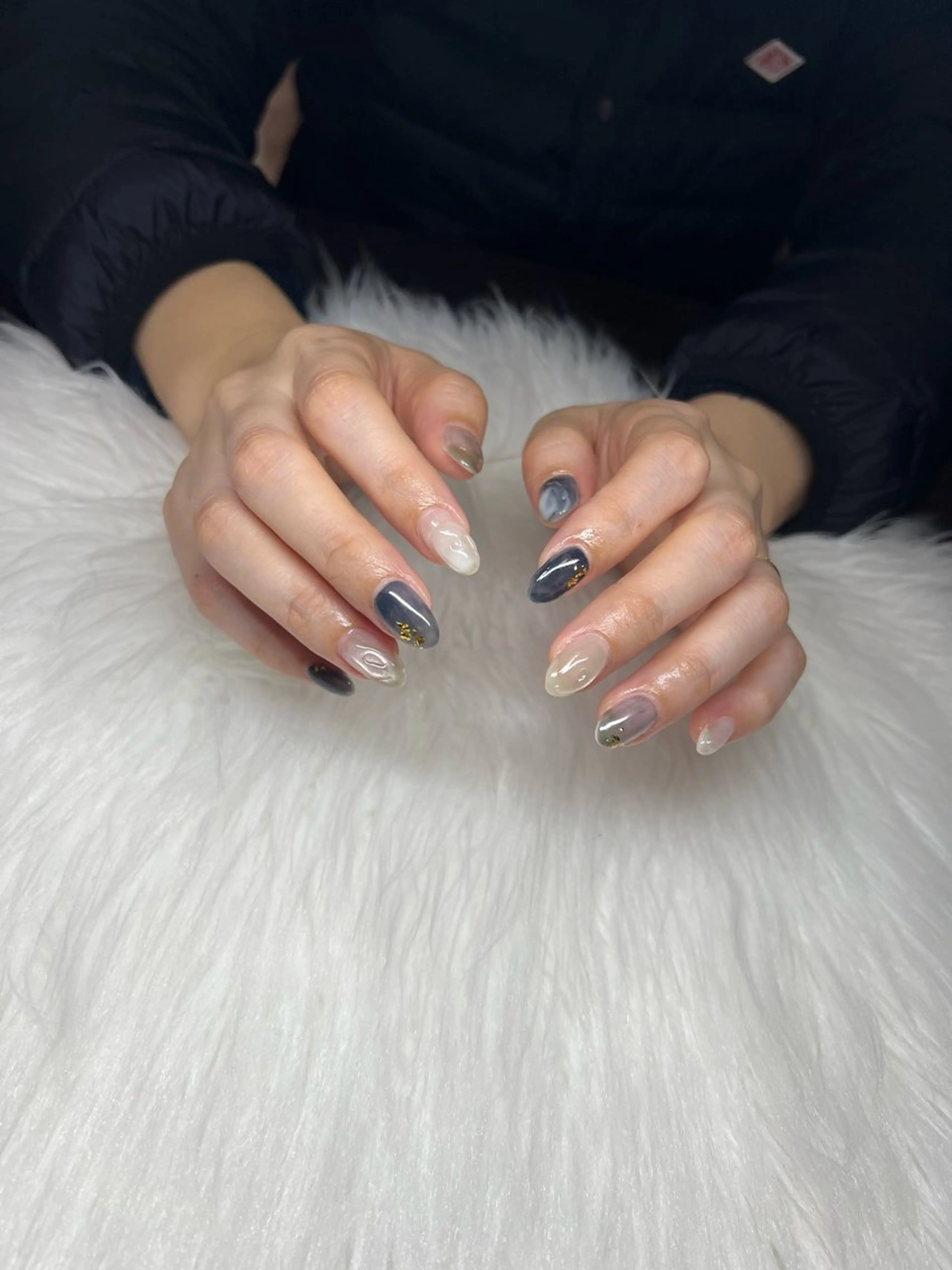 ネイル ニュアンスネイル ハンドネイル mame nail所属・mame nailのネイルデザイン