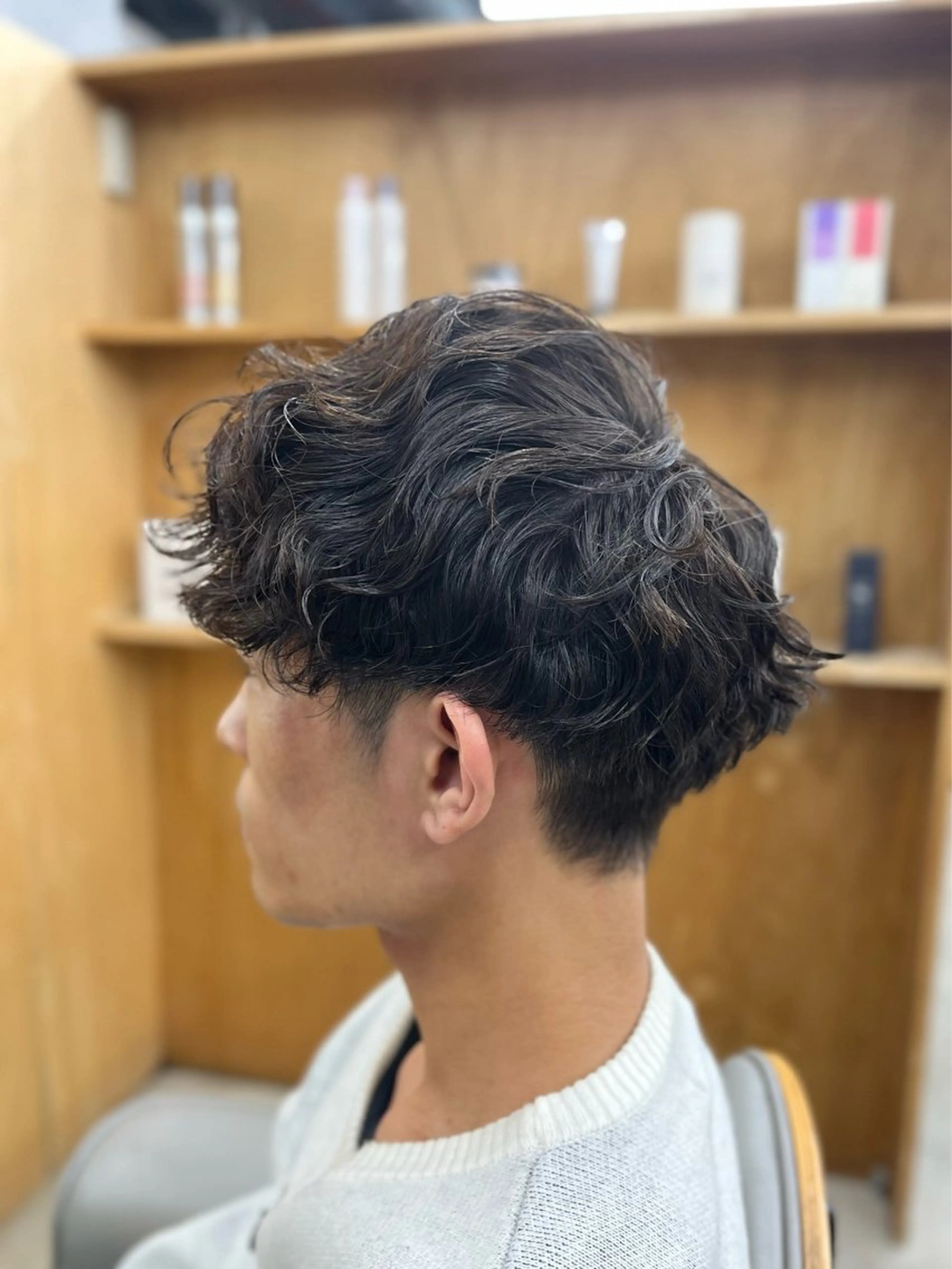 ショート パーマ カット パーマ ナカジマ ハルカのヘアスタイル