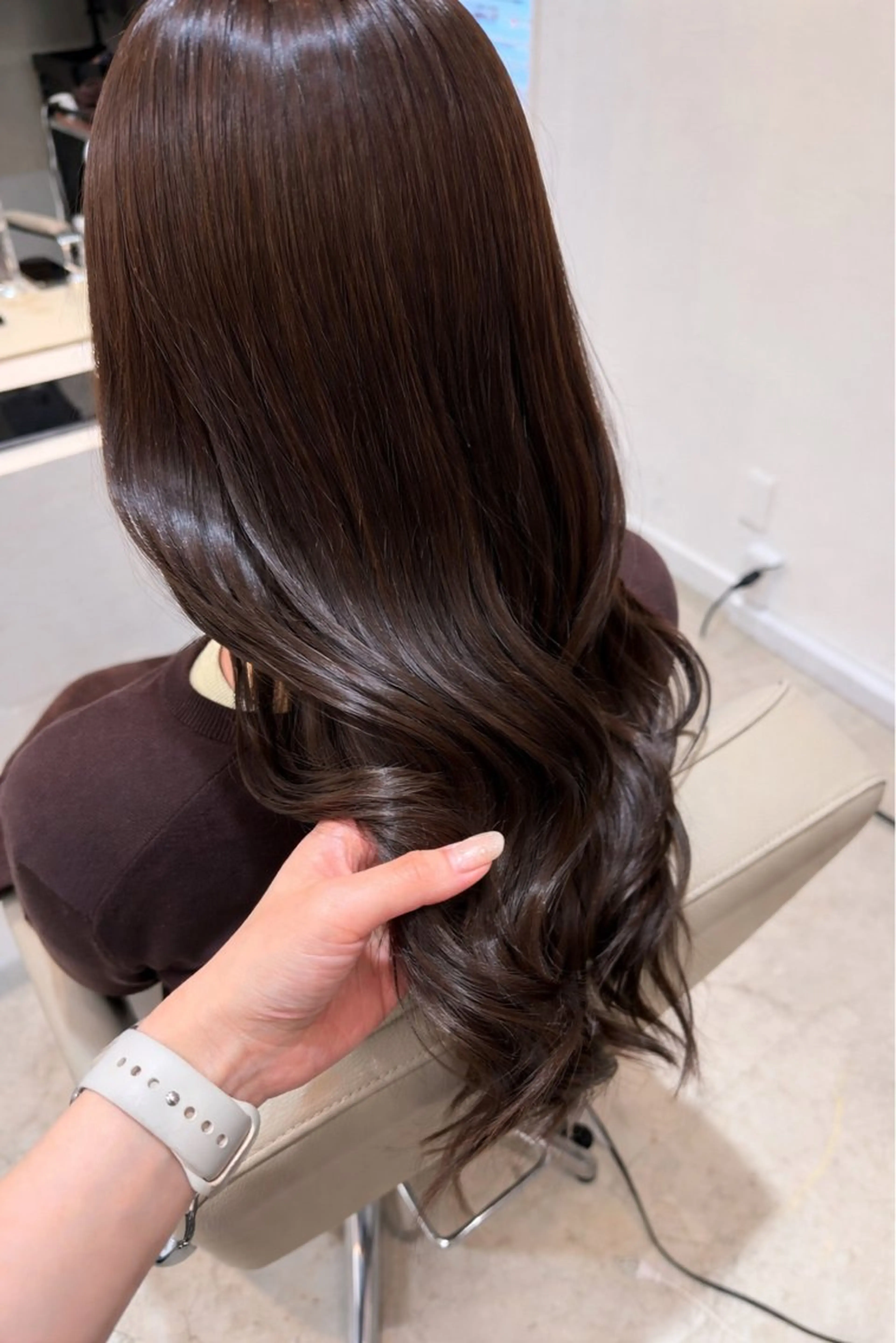 ロング カット ヘアカラー BRIGHT所属・🤍恵比寿/透明感/ 小顔カット🤍アズサのヘアスタイル