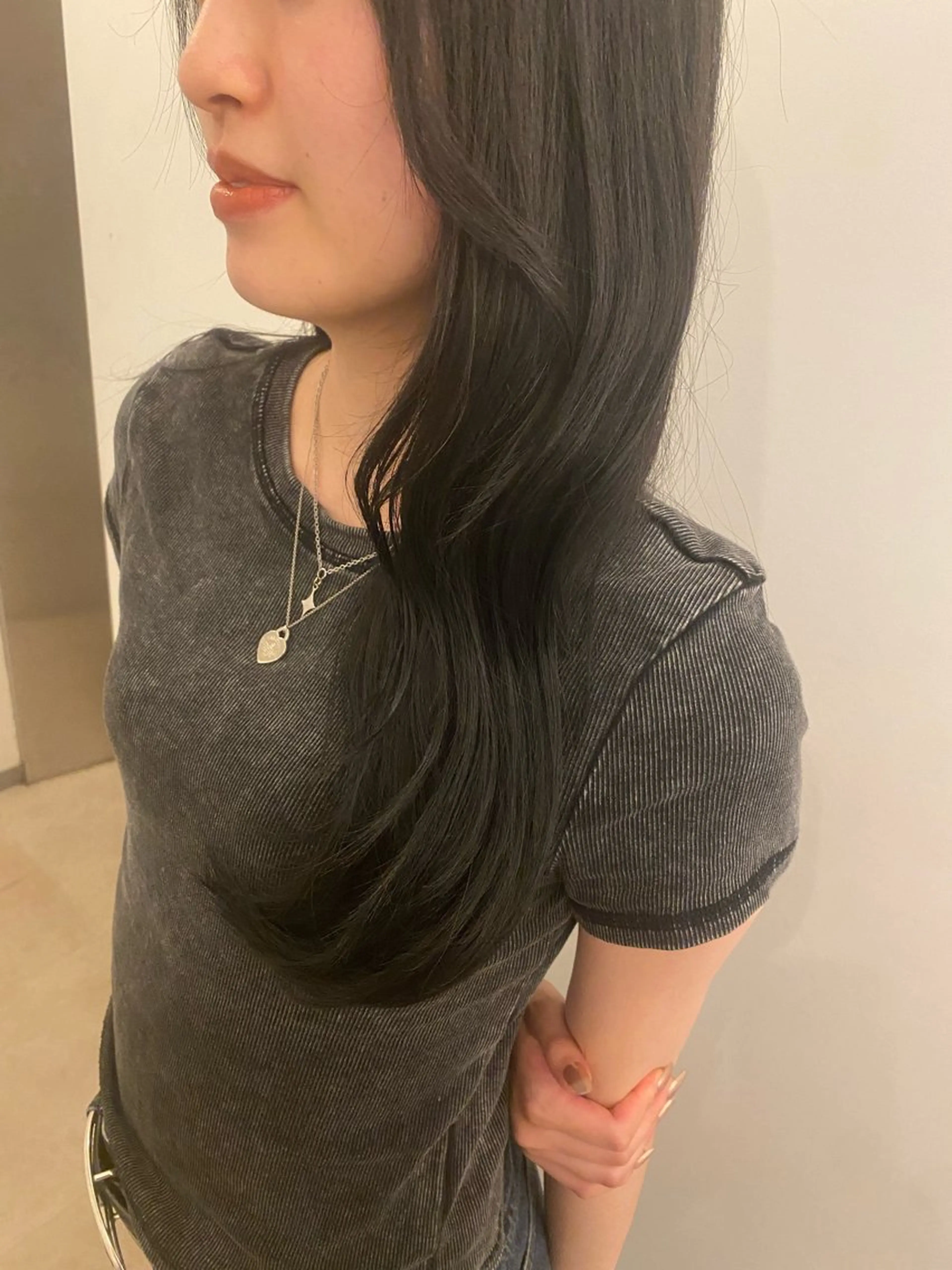 ロング カラー ヘアアレンジ 髪質改善＆トリートメント over hair所沢店所属・韓国風/レイヤー/ 𝑵𝒂𝒏𝒂🩶のヘアスタイル