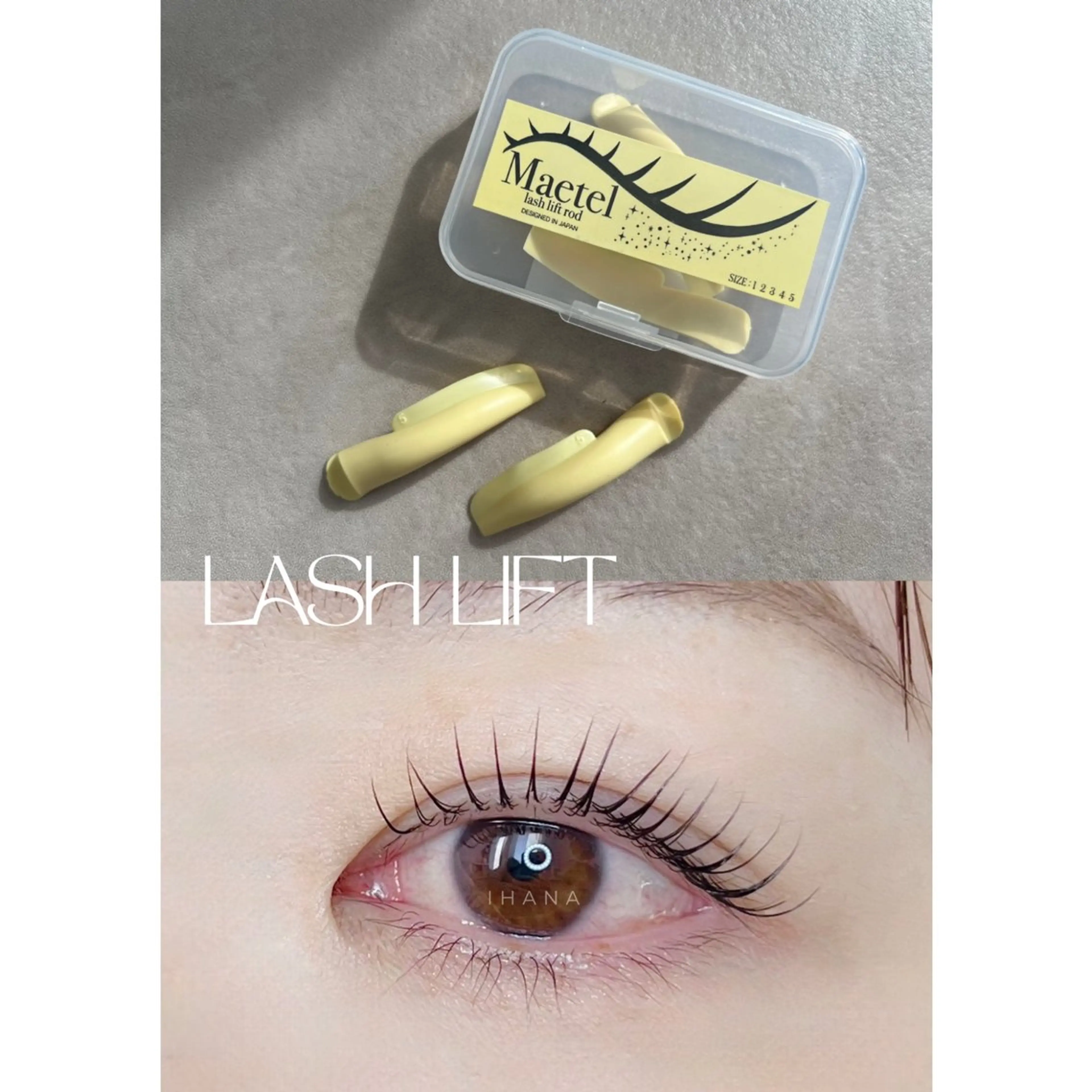 マツエク・マツパ 一重×まつ毛パーマ マツパ IHANA ❁ イハナのマツエク・マツパデザイン