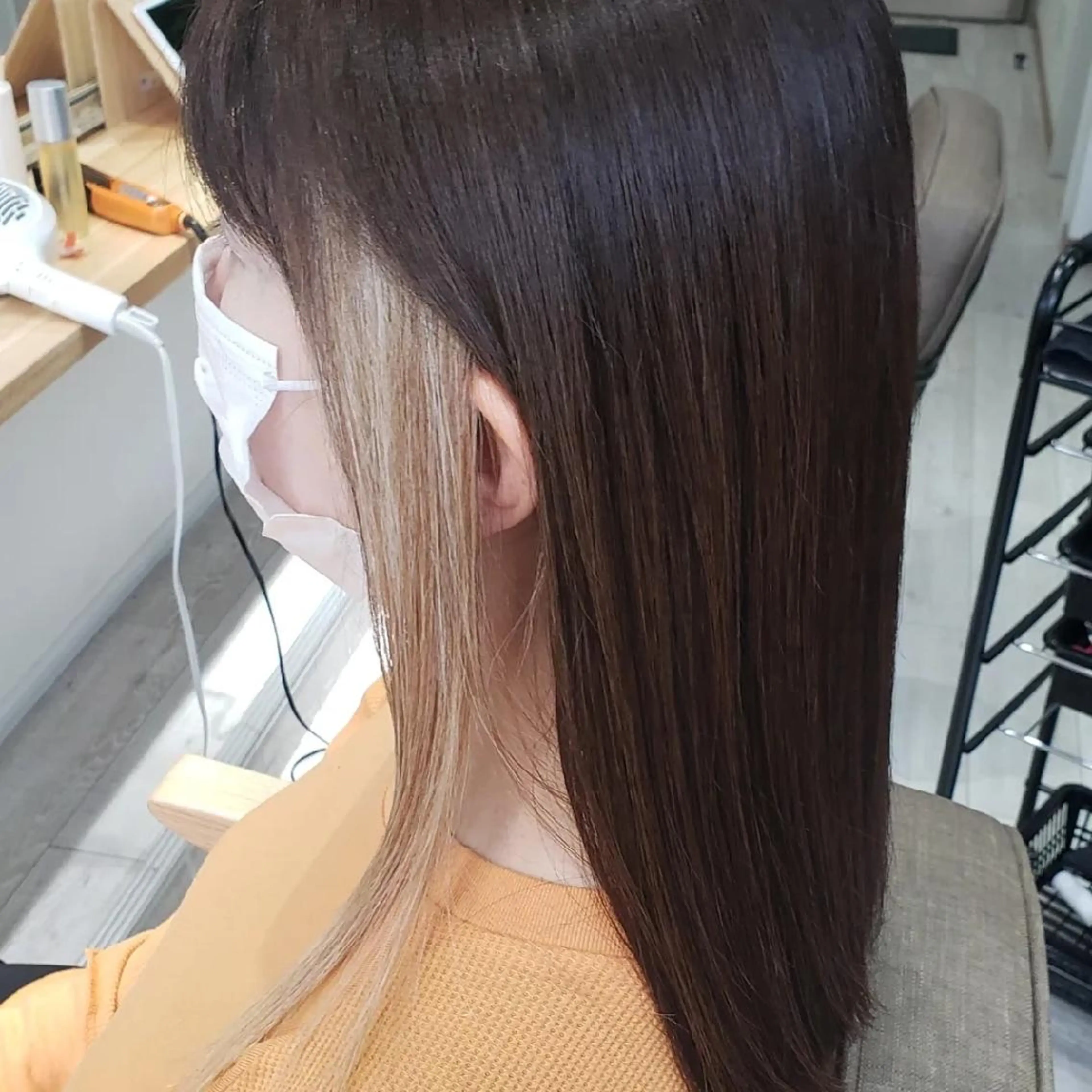 ミディアム カラー インナーカラー private salon Ao所属・紹介制private salonのヘアスタイル