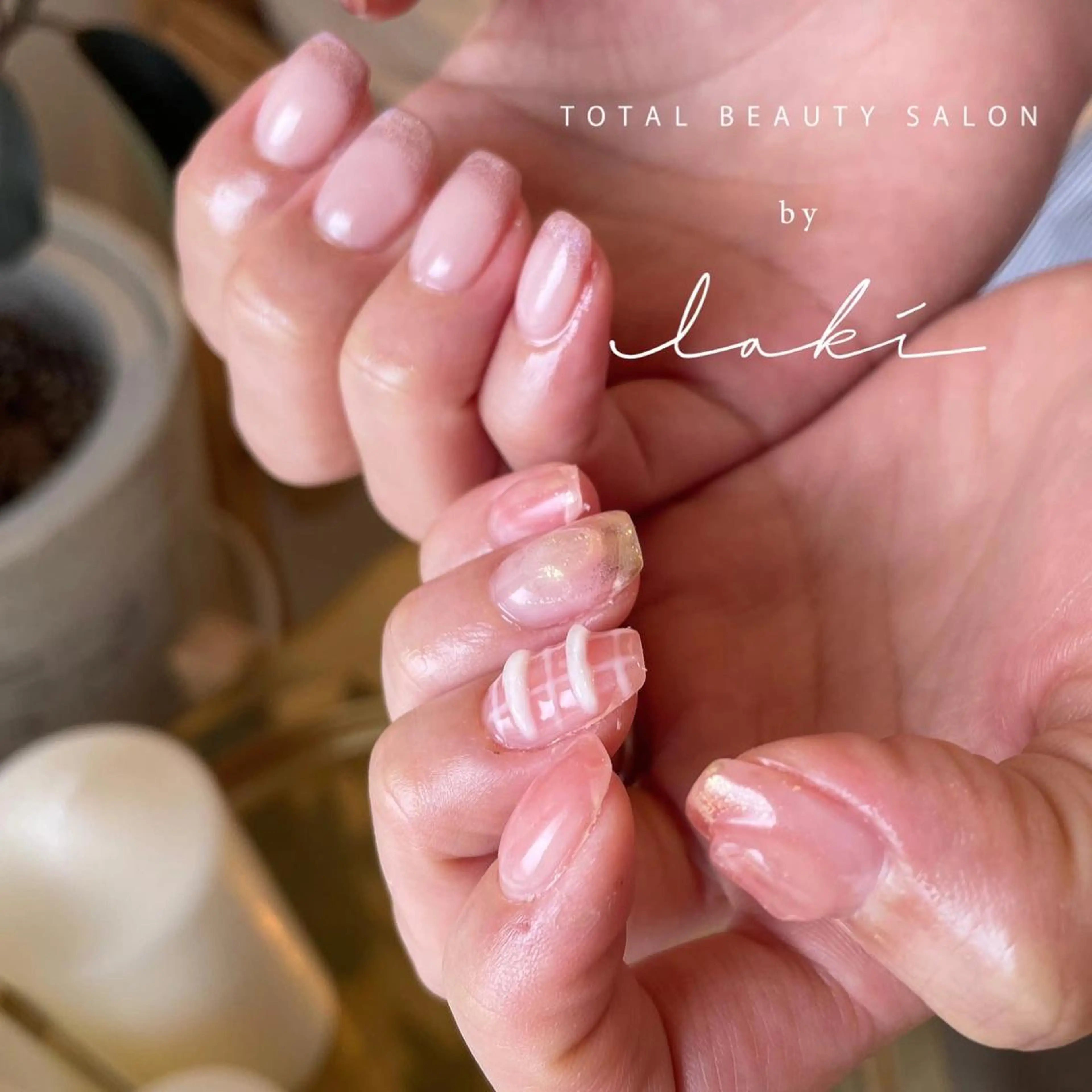 ネイル フレンチネイル マグネットネイル my&所属・my&_ maimiのネイルデザイン