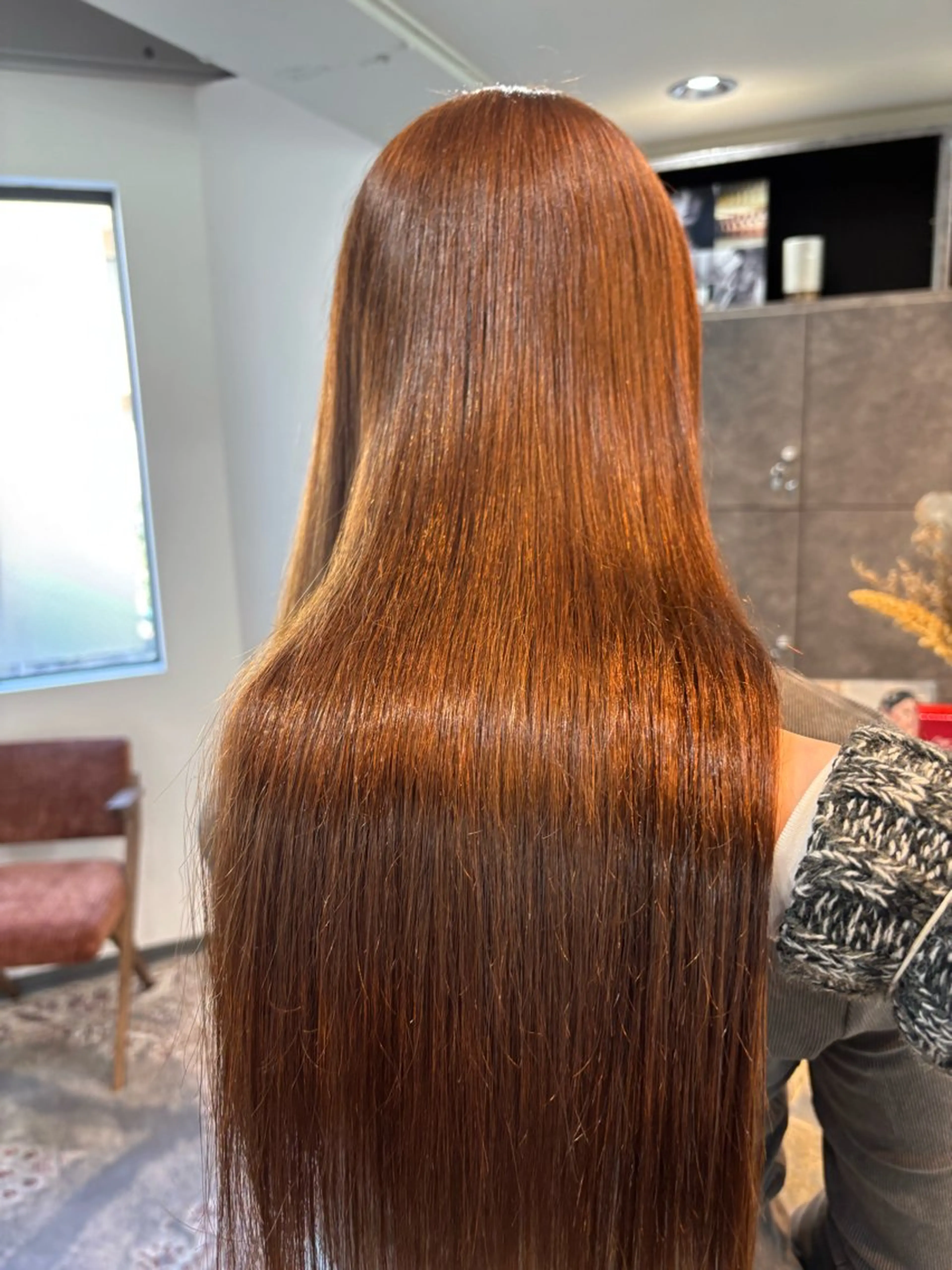 カラー ブリーチ ダブルカラー ブリーチなしカラー 髪質改善 ヘアカラー レイヤー✂︎ぷつボブ 艶カラー🤍noaのヘアスタイル