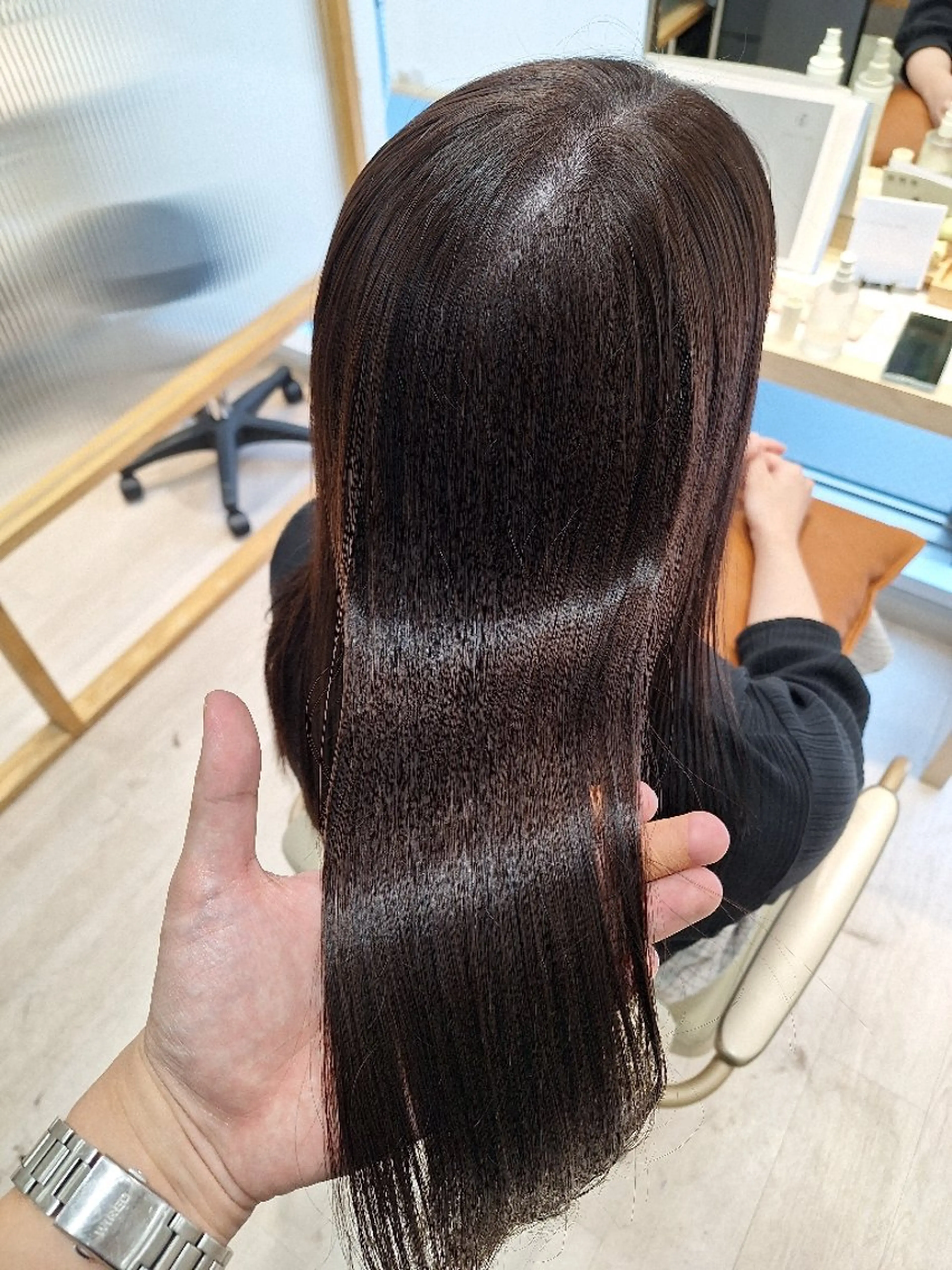 ロング カット ヘアカラー トリートメント 山田 一貴のヘアスタイル