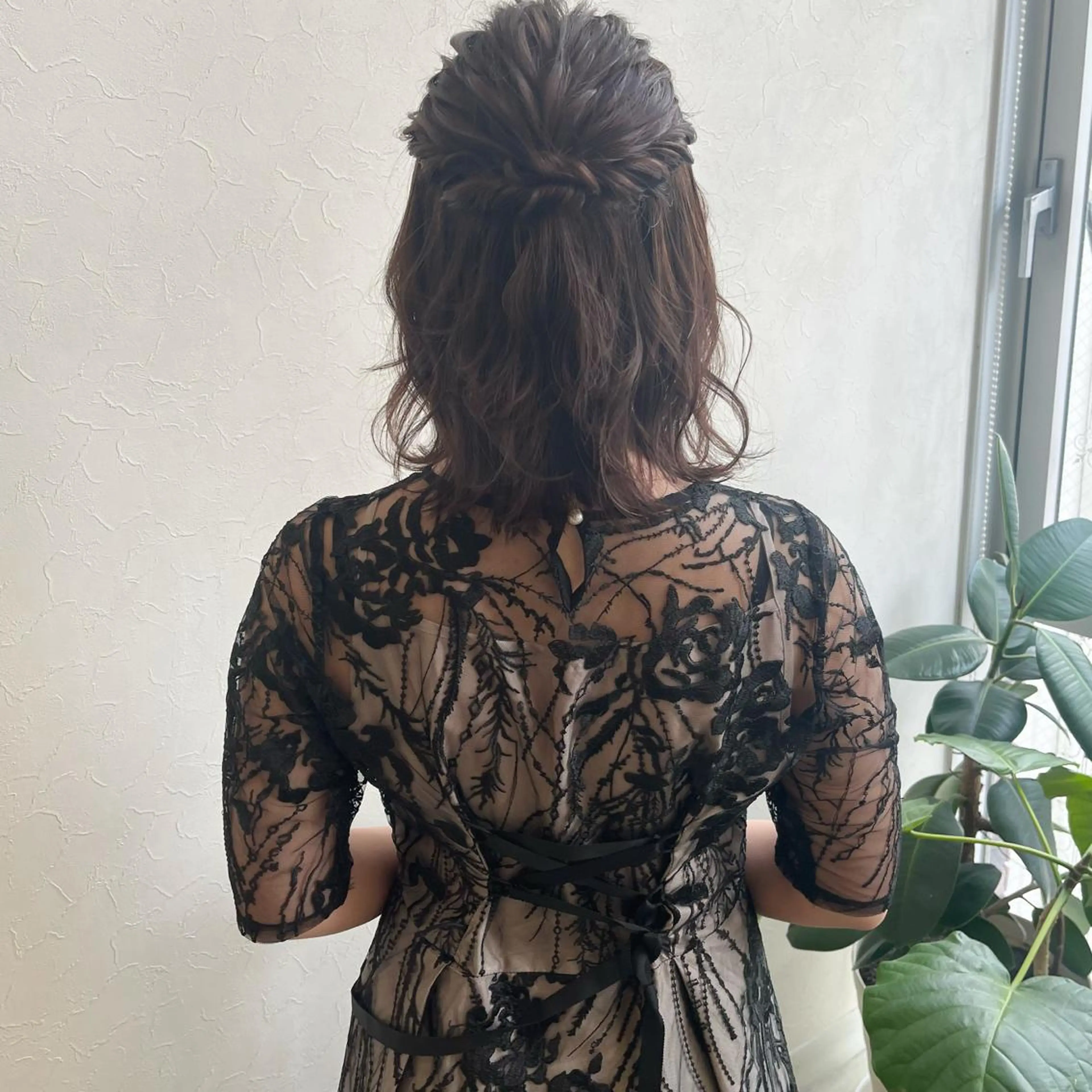 ミディアム ヘアアレンジ ヘアセット SiLO yuri andoのヘアスタイル