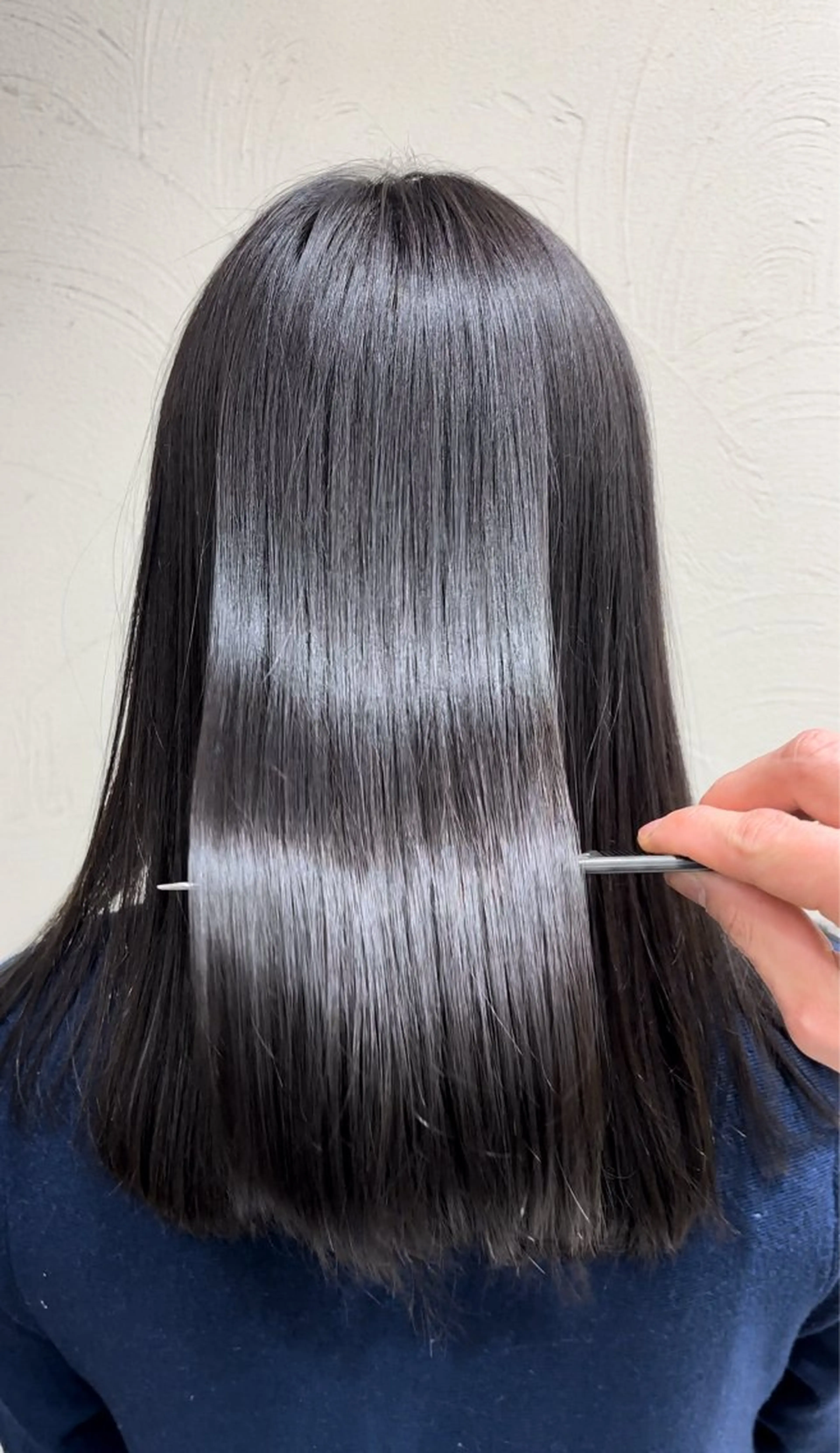 ロング muze所属・髪質改善/酸性ストレ ート/ブリーチ縮毛のヘアスタイル