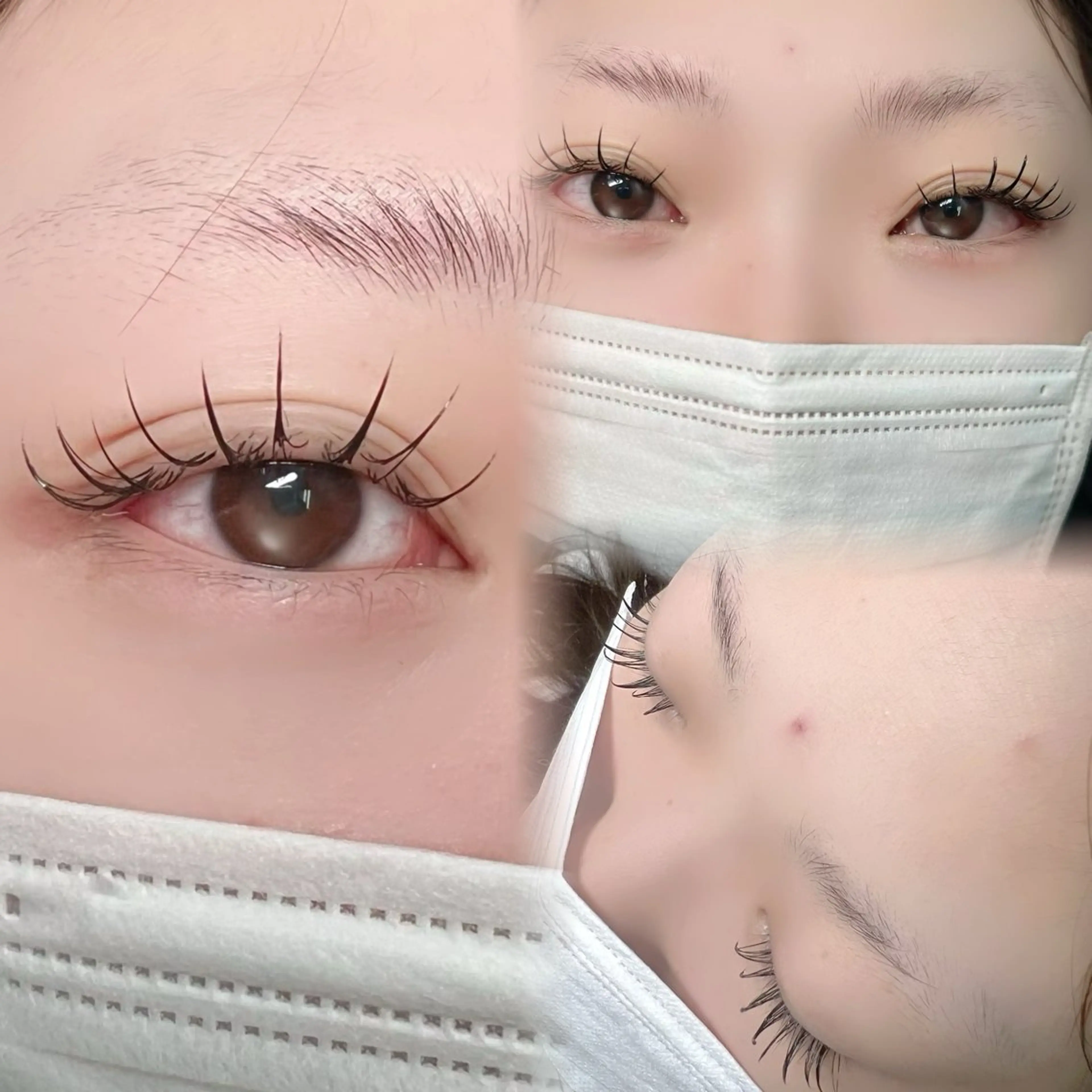 マツエク・マツパ 束感まつ毛 フラットラッシュ 韓国風マツエク パリジェンヌラッシュリフト まつげパーマ Eyes Cream YUのマツエク・マツパデザイン