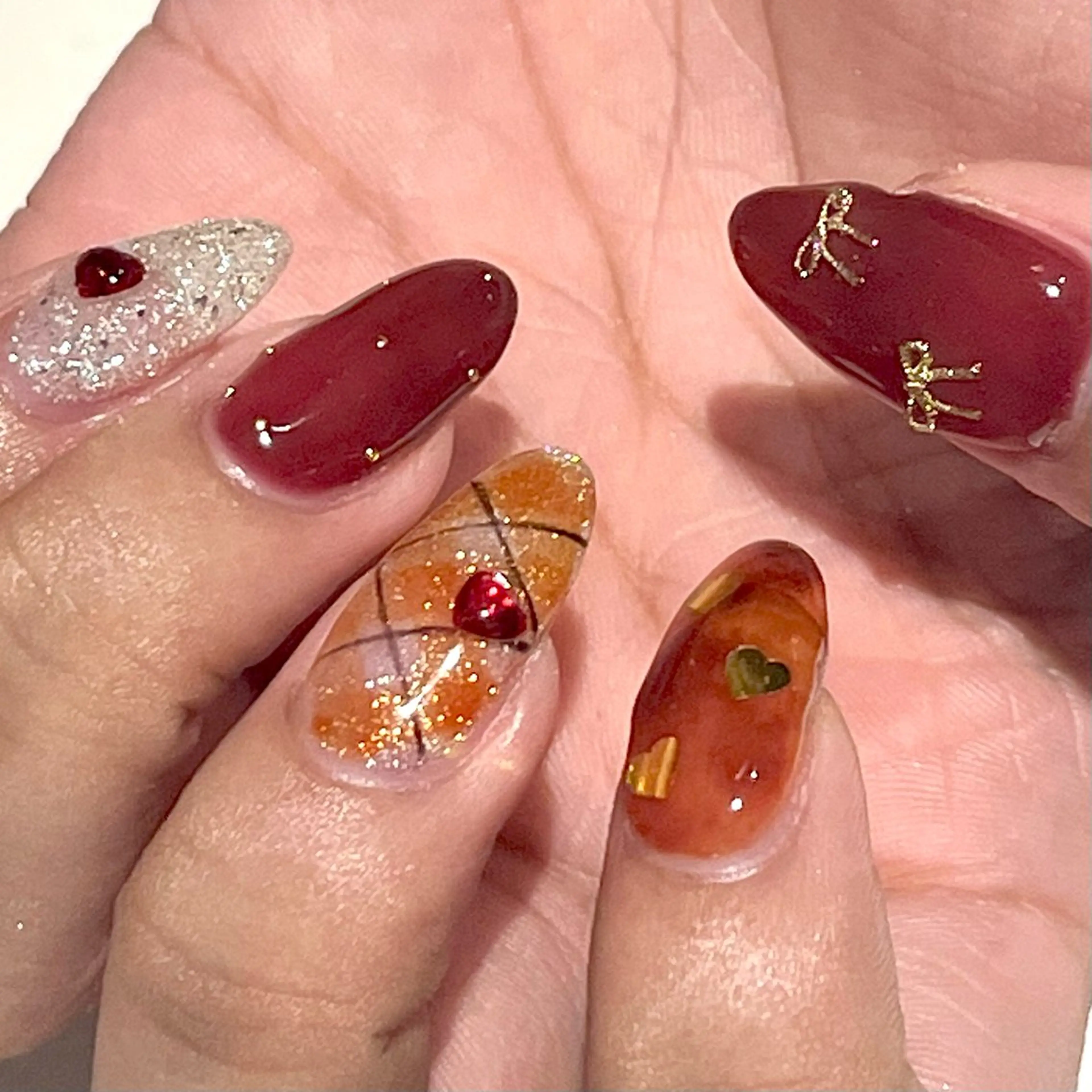 ネイル アートネイル 持ち込み 坂口 莉愛のネイルデザイン